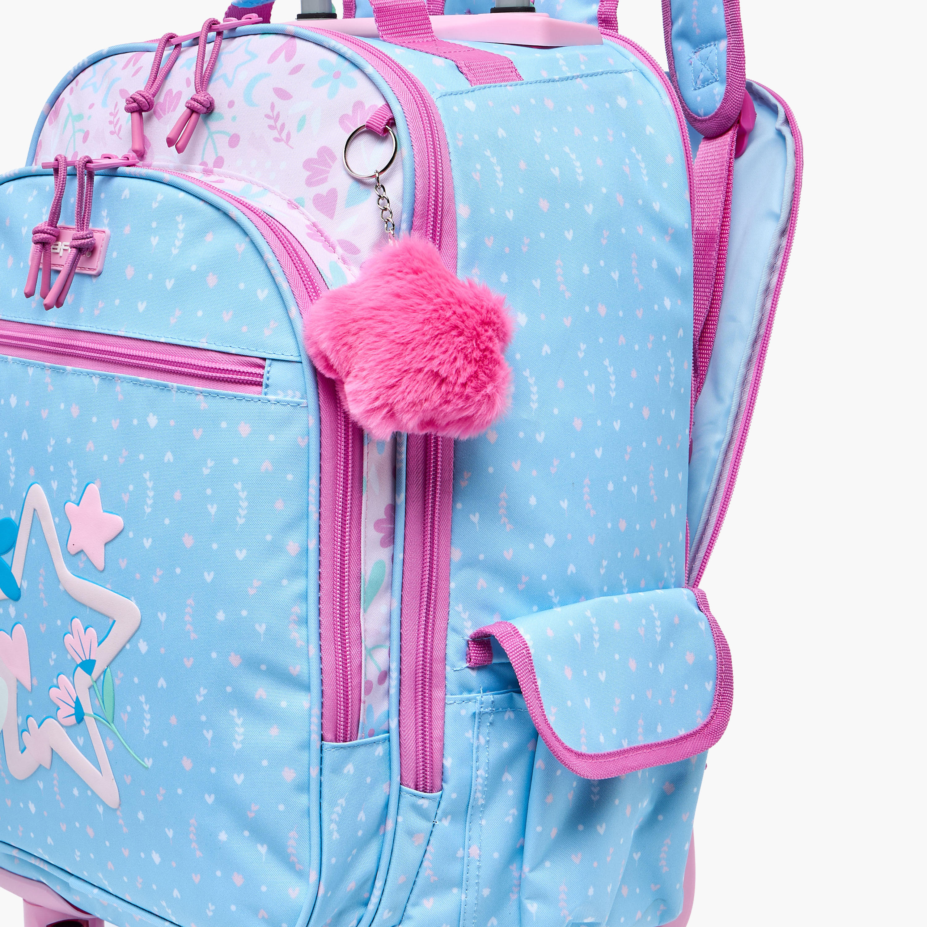 Safta Floral Print Backpack for Girls 8-13 Years with Padded Shoulder Straps - 18 inches-school-bagsandbackpacks-backpacks-image-5