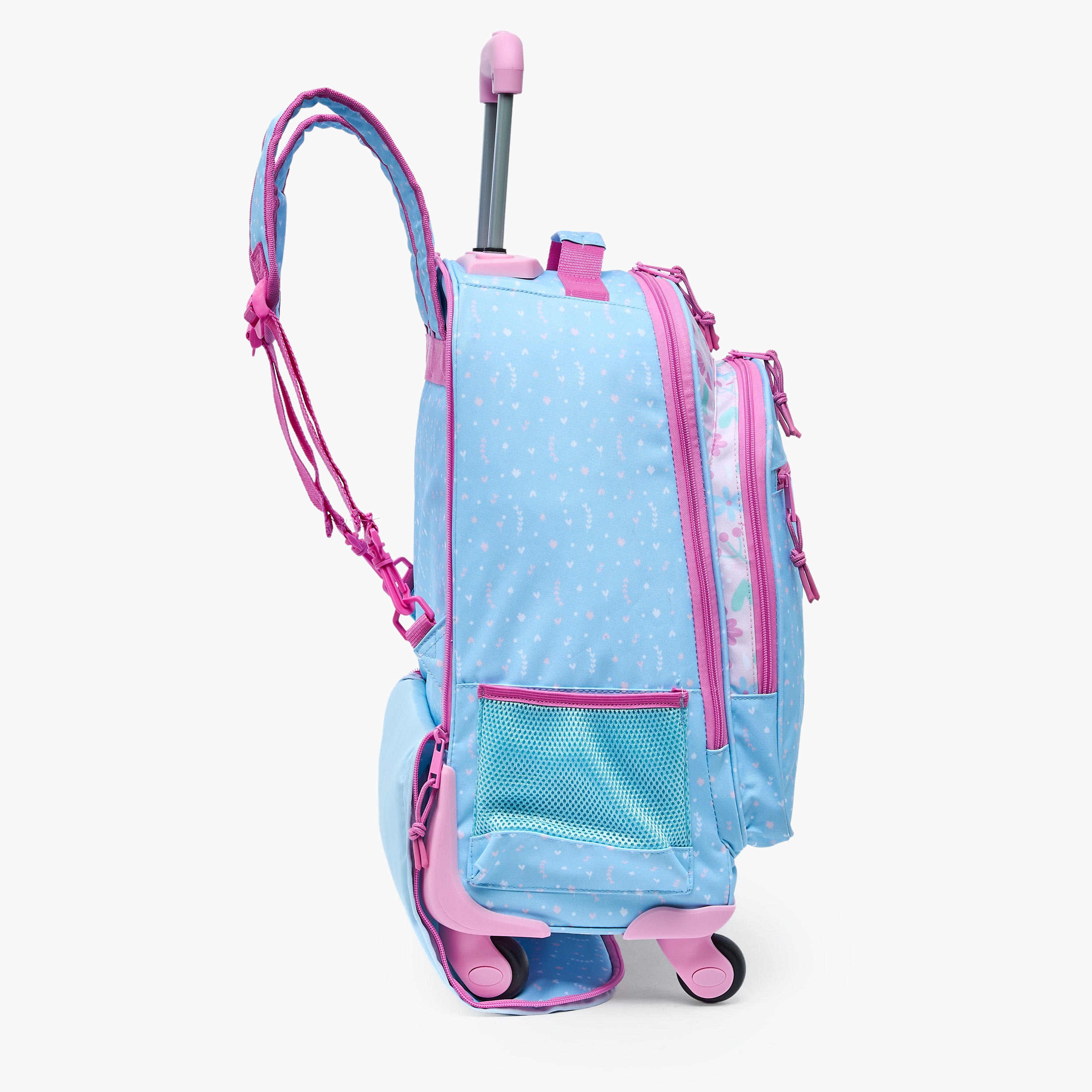 Safta Floral Print Backpack for Girls 8-13 Years with Padded Shoulder Straps - 18 inches-school-bagsandbackpacks-backpacks-image-9