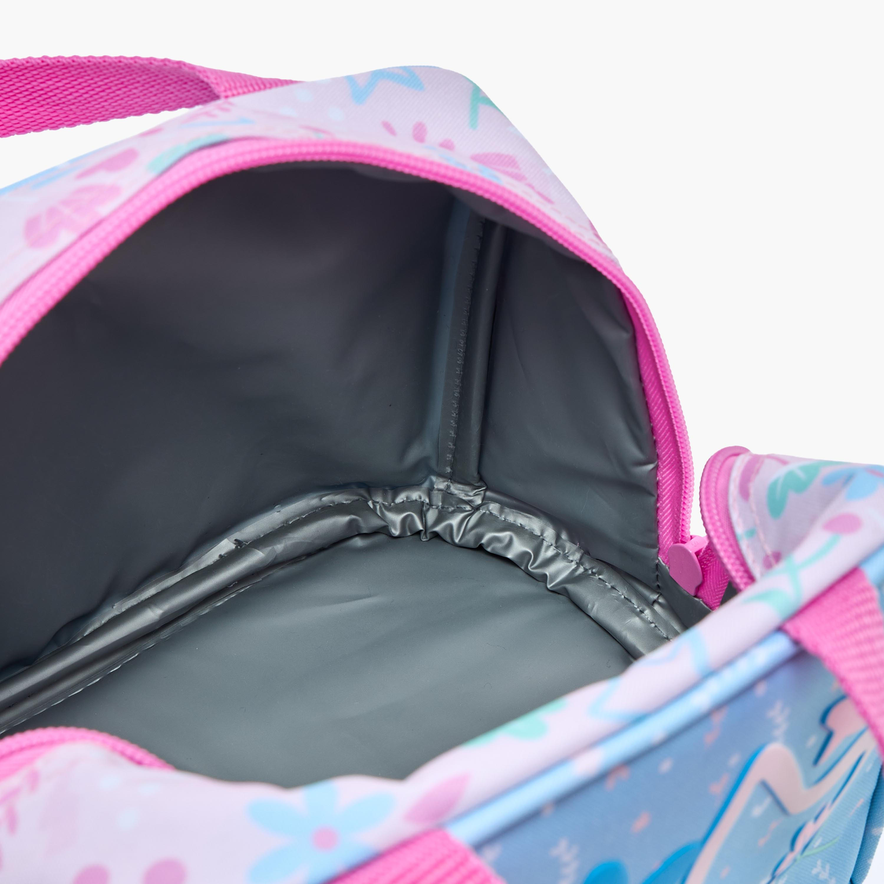 Safta Star Print Lunch Bag for Girls 8-13 Years with Double Handle-school-lunchessentials-lunchbags-image-4