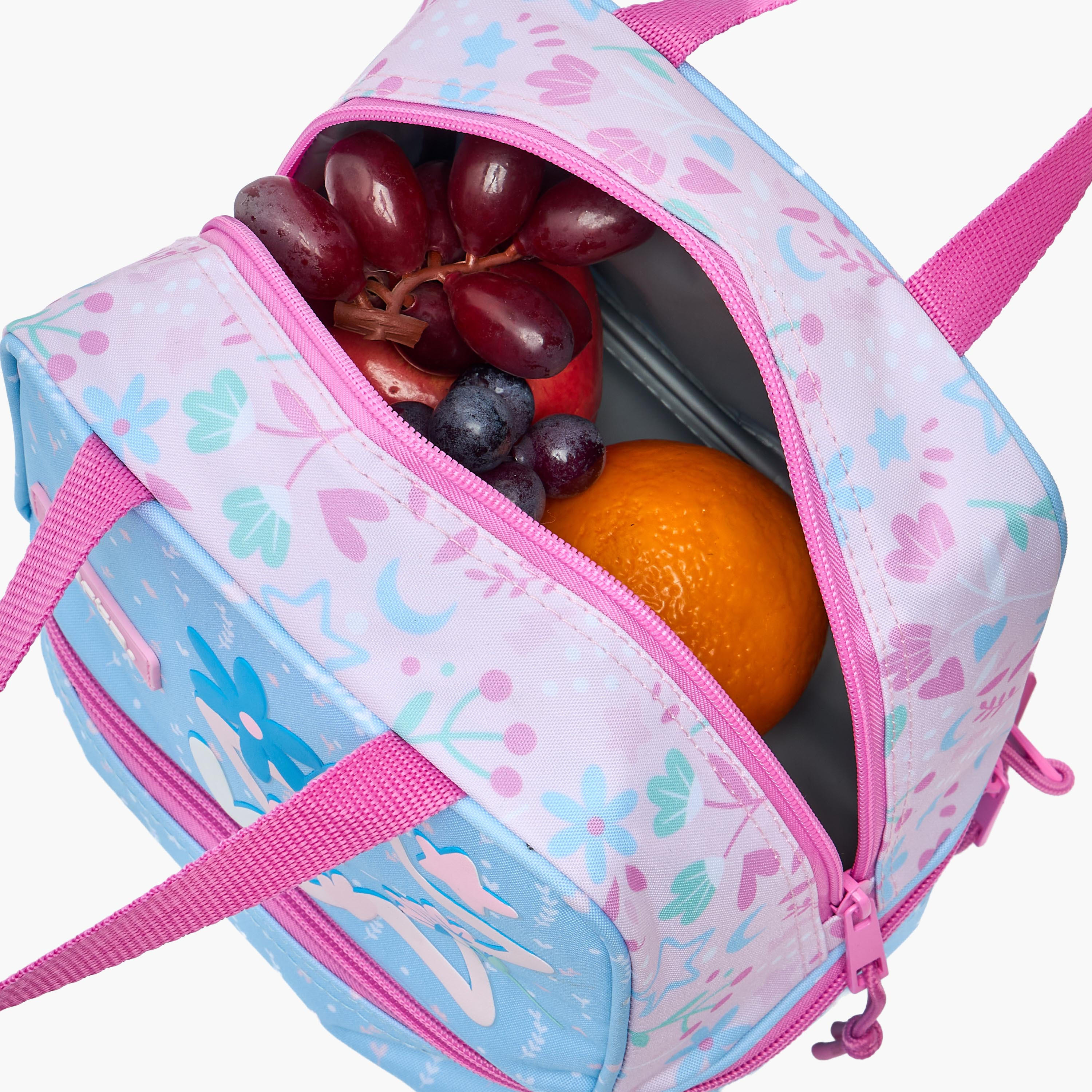 Safta Star Print Lunch Bag for Girls 8-13 Years with Double Handle-school-lunchessentials-lunchbags-image-5