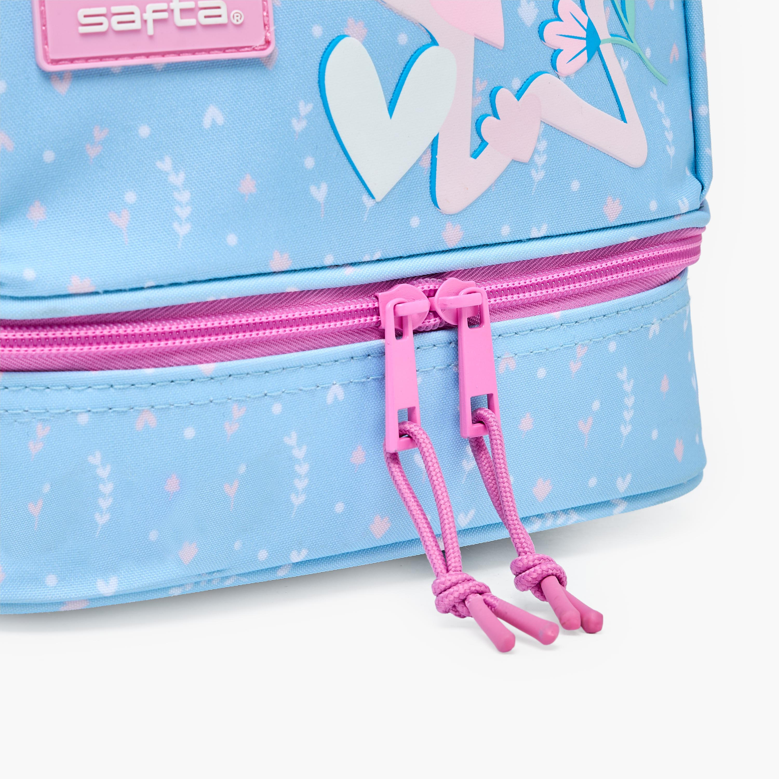 Safta Star Print Lunch Bag for Girls 8-13 Years with Double Handle-school-lunchessentials-lunchbags-image-7