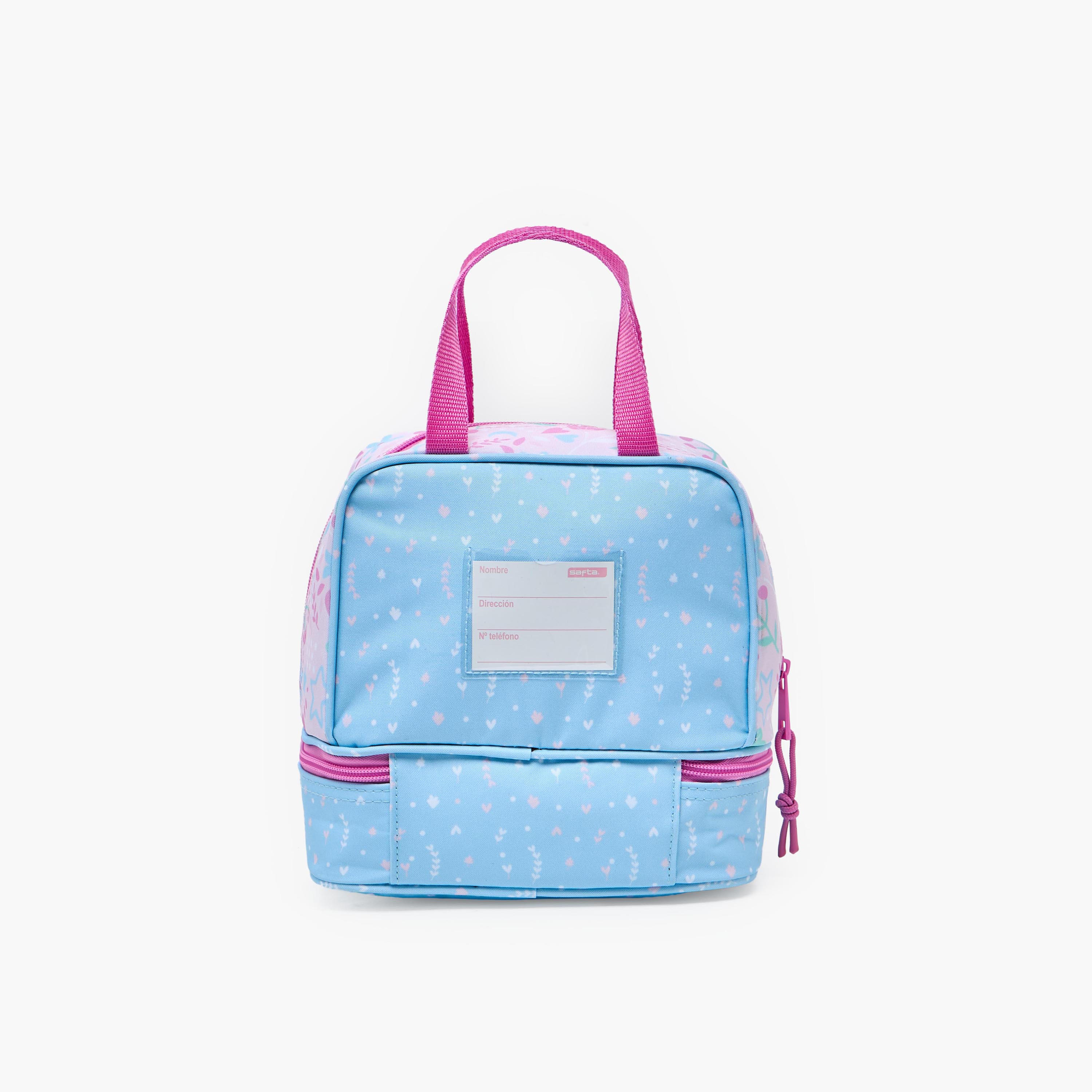 Safta Star Print Lunch Bag for Girls 8-13 Years with Double Handle-school-lunchessentials-lunchbags-image-9