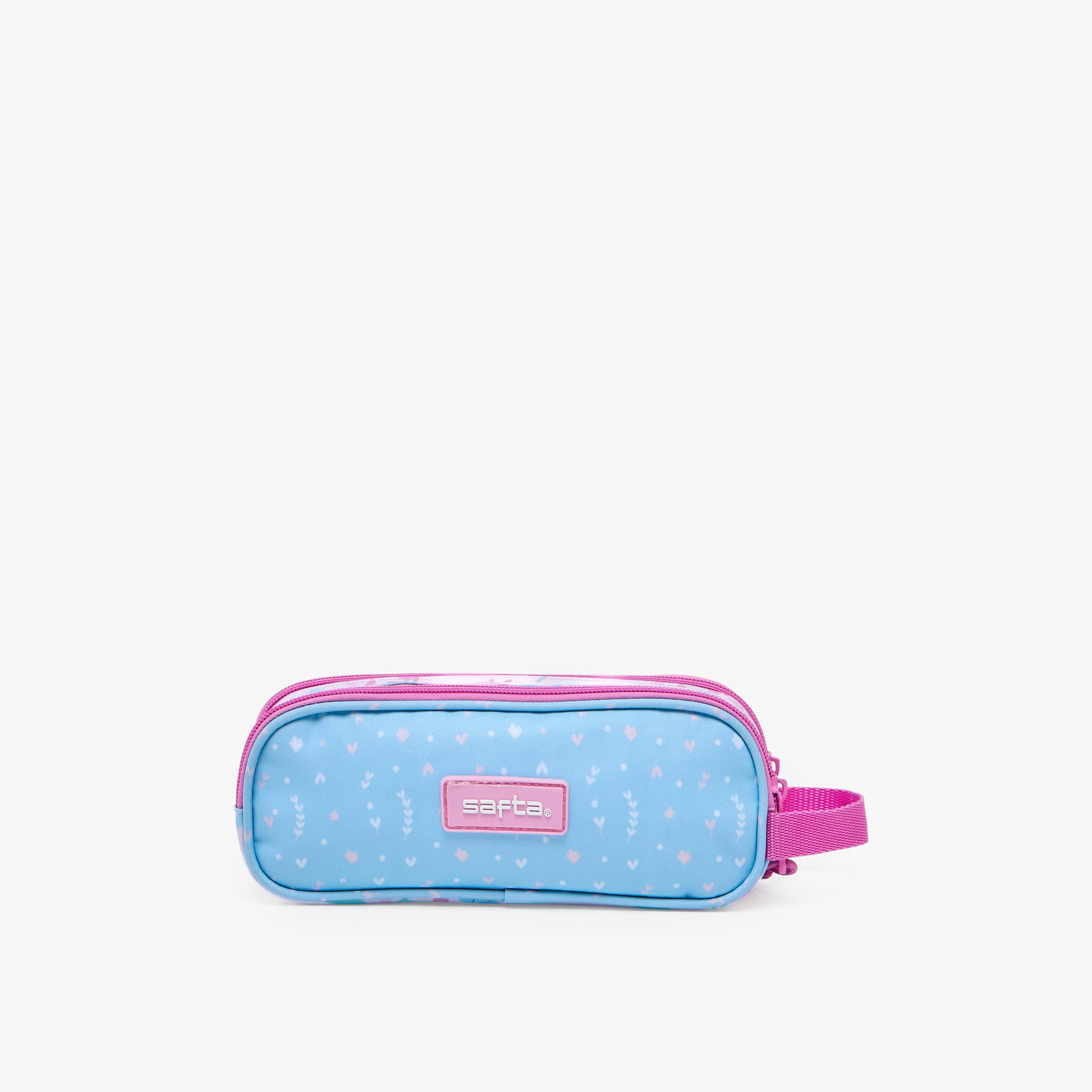 مقلمة بقسمين وطبعات نجوم من سافتا-school-stationery-pencilcases-image-3
