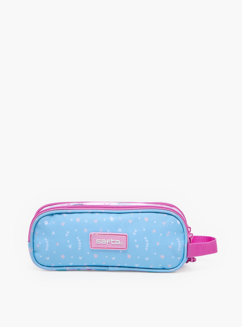 مقلمة بقسمين وطبعات نجوم من سافتا-school-stationery-pencilcases-image-3