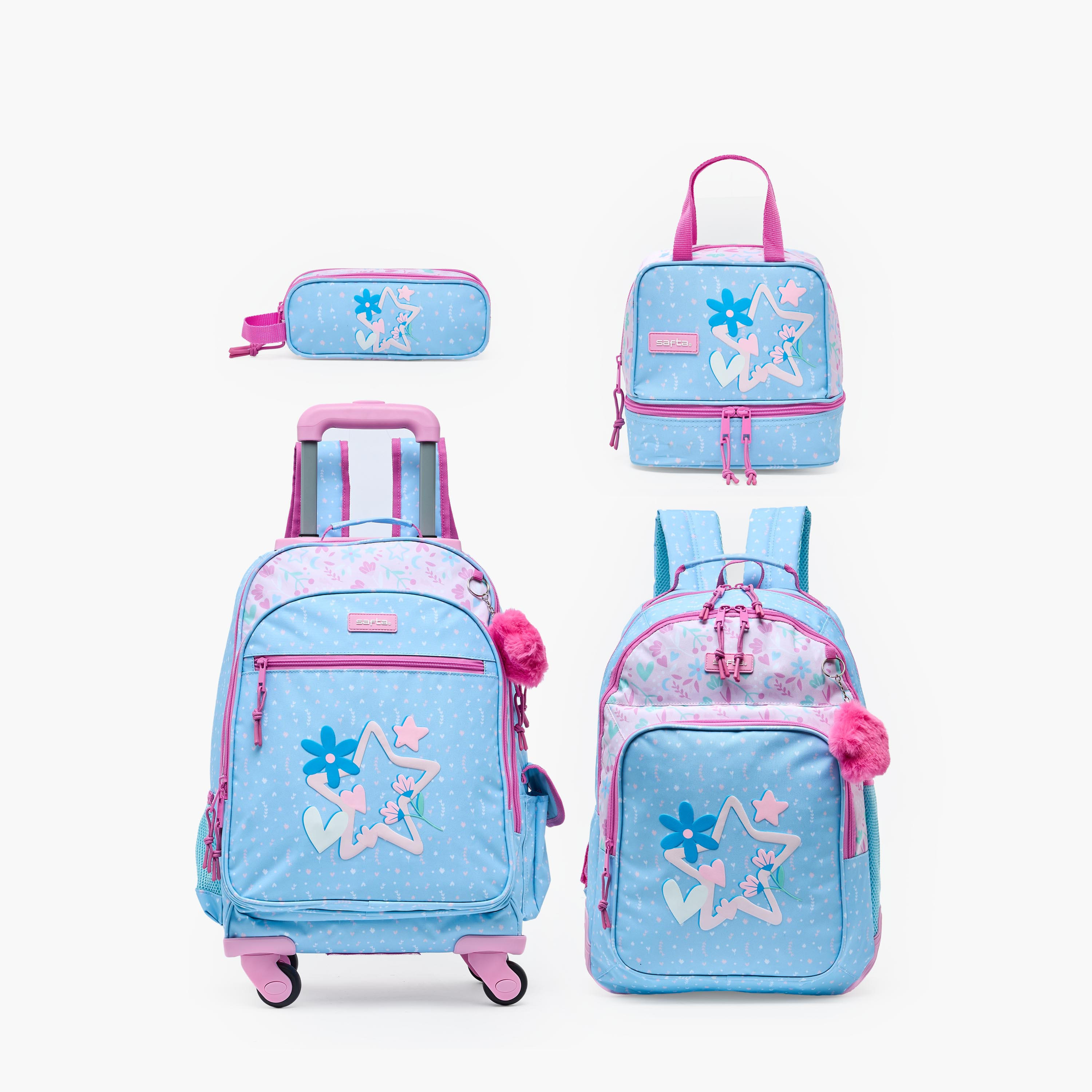 مقلمة بقسمين وطبعات نجوم من سافتا-school-stationery-pencilcases-image-8