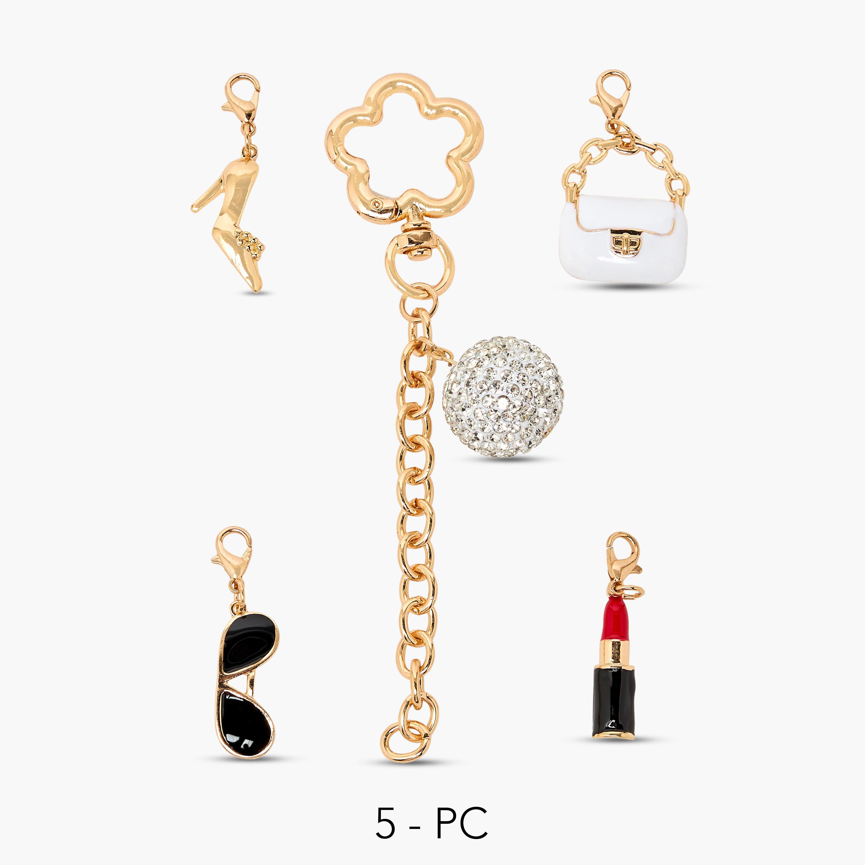 طقم دلايات 5 قطع متنوعة-girls-accessories-keyringsandbagcharms-image-1