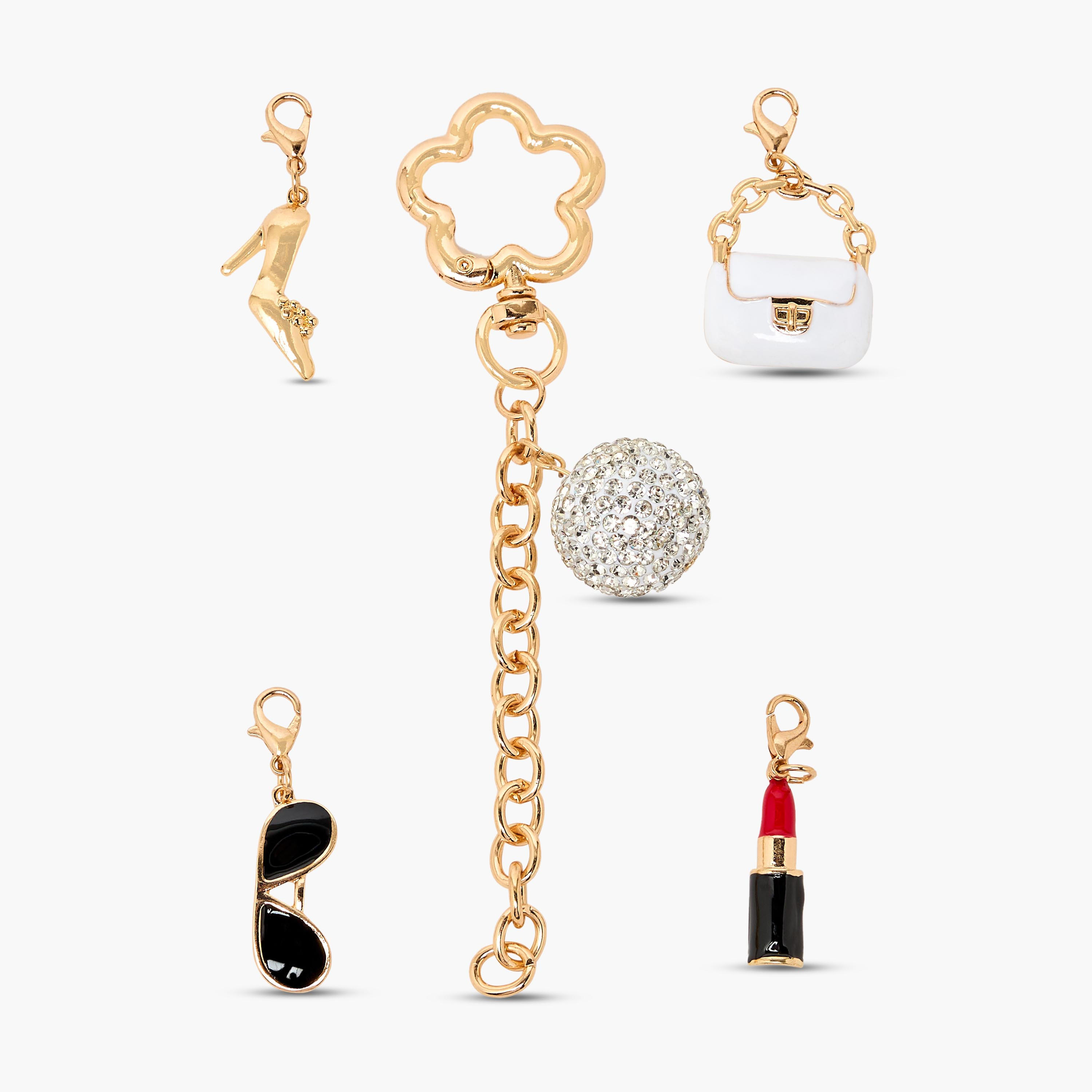 طقم دلايات 5 قطع متنوعة-girls-accessories-keyringsandbagcharms-image-2