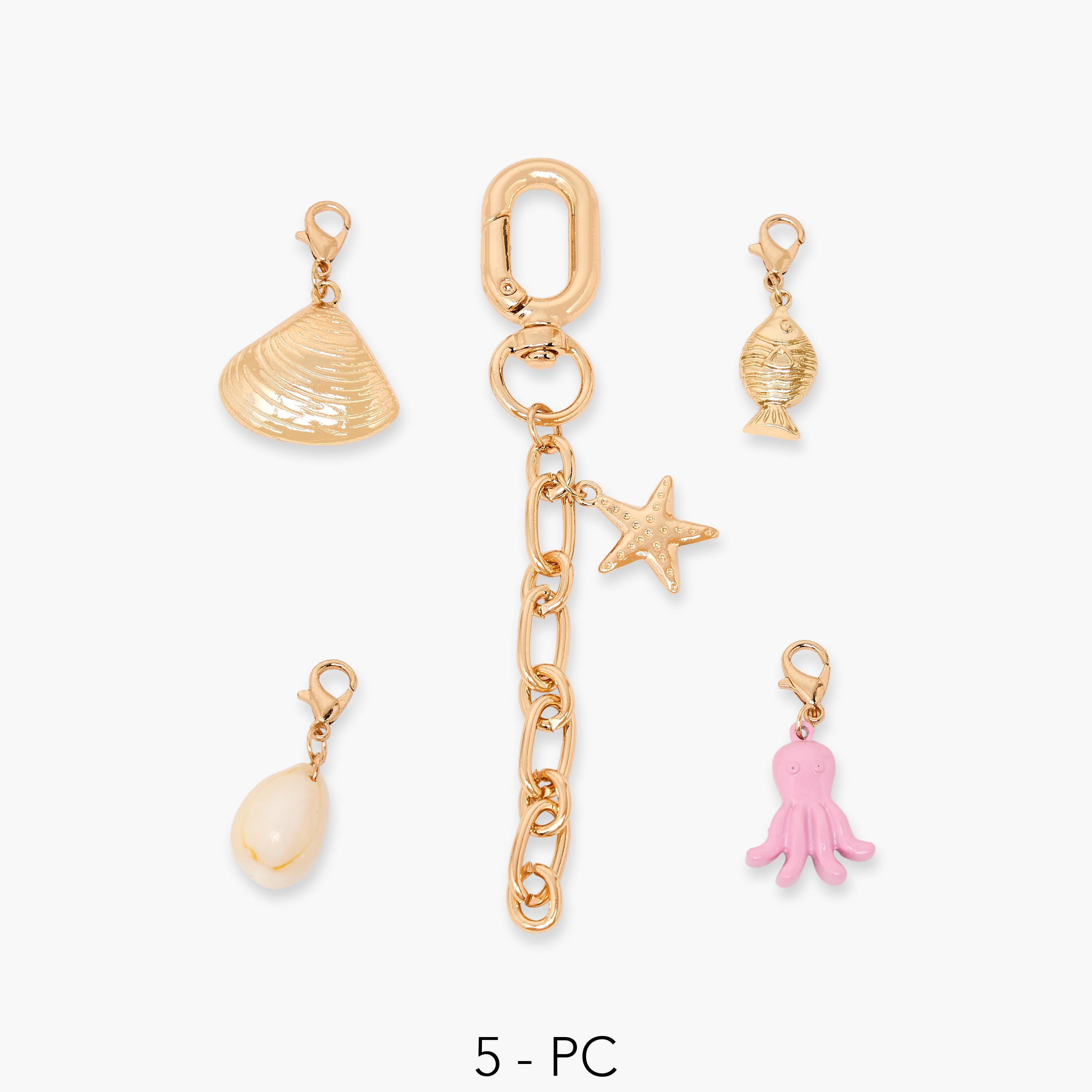 Set of 5 - Assorted Charm-girls-accessories-keyringsandbagcharms-image-1