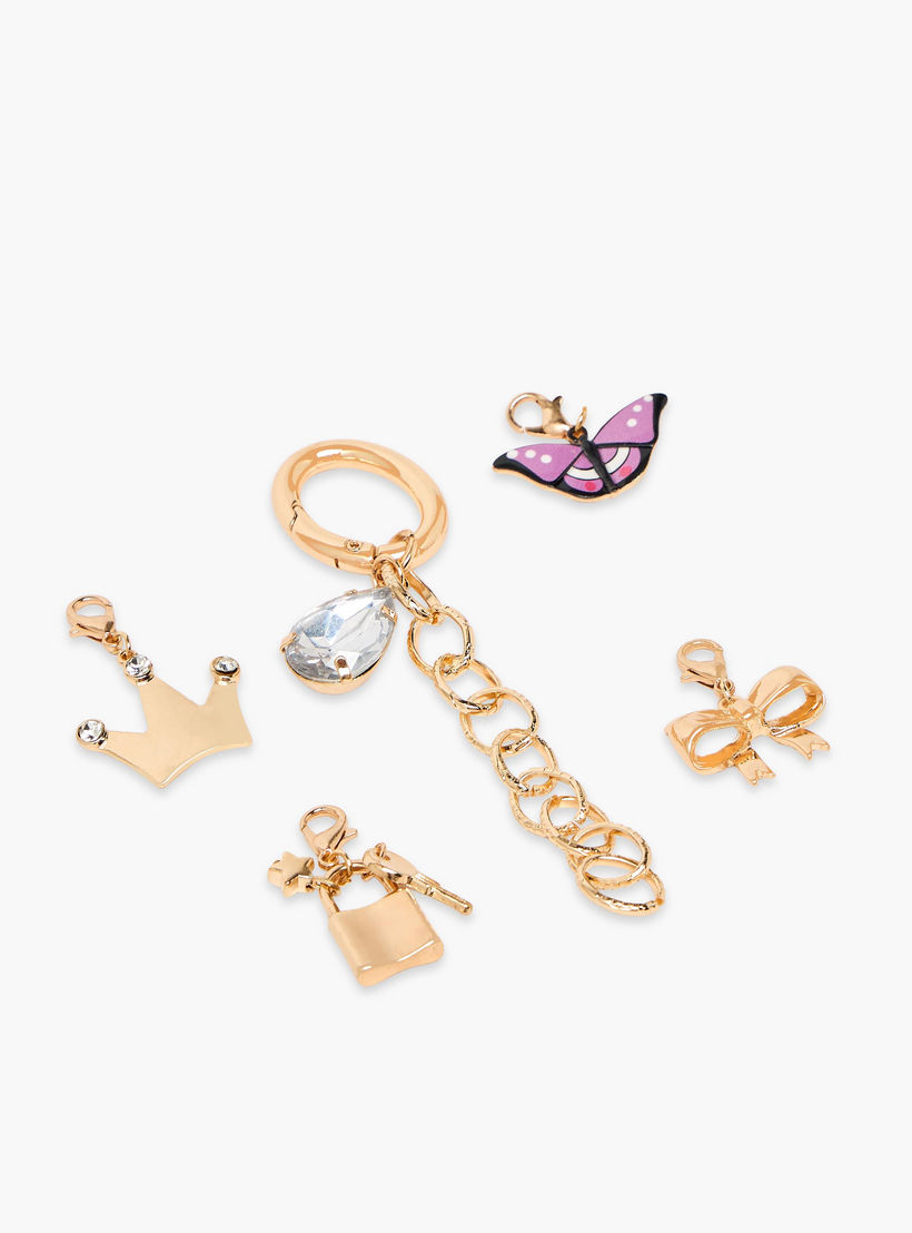 Set of 5 - Embellished Charms-girls-accessories-keyringsandbagcharms-image-2