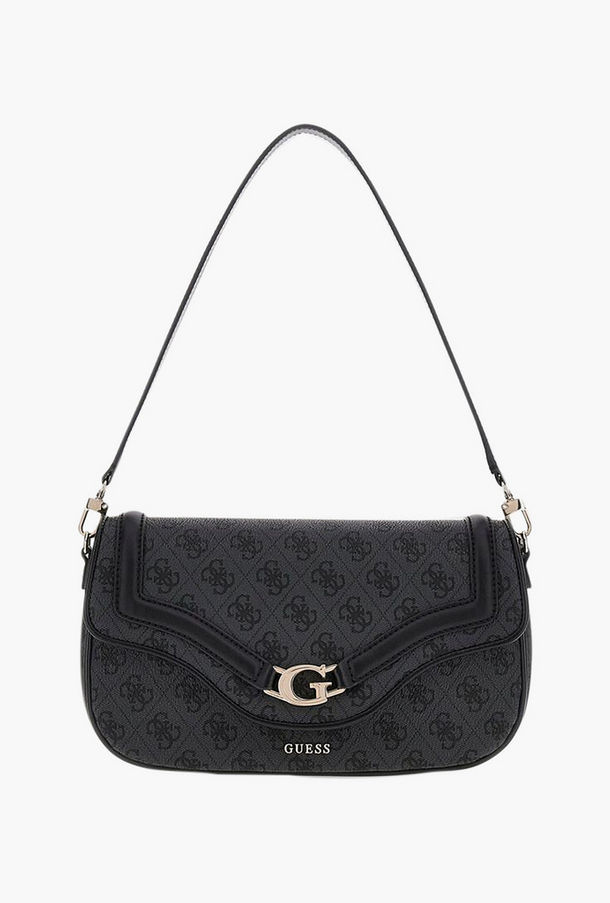 Guess - Dea Flap Shoulder Bag - Black-women-bagsandwallets-handbags-image-1