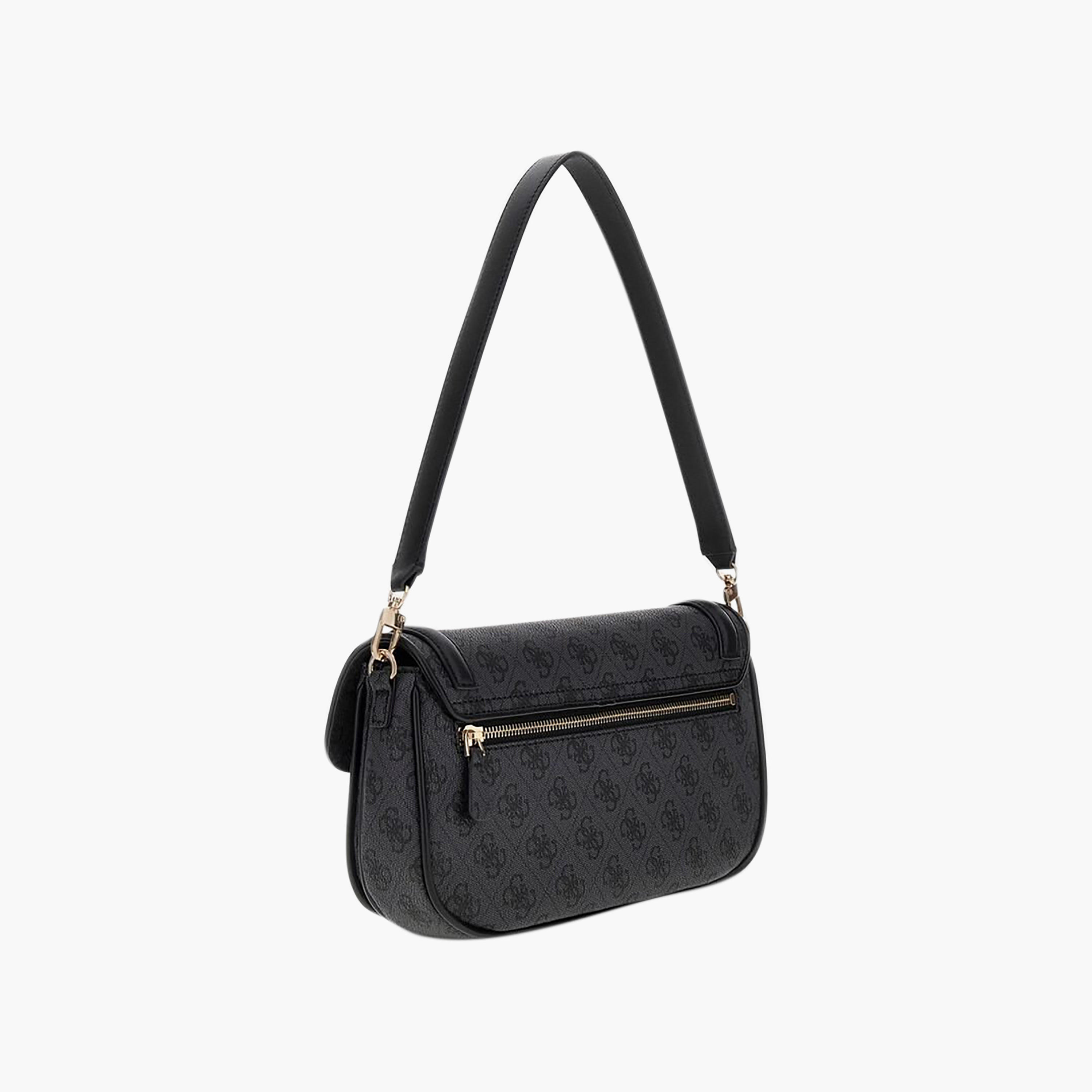 Guess - Dea Flap Shoulder Bag - Black-women-bagsandwallets-handbags-image-2
