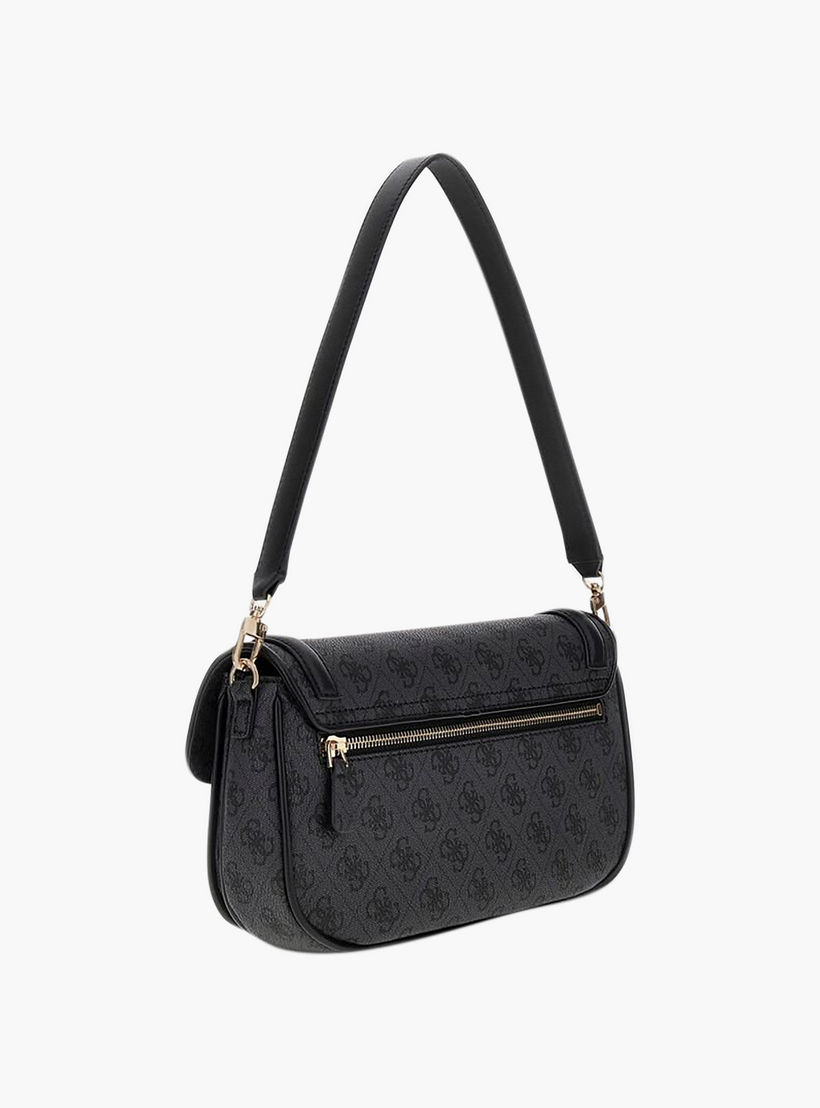 Guess - Dea Flap Shoulder Bag - Black-women-bagsandwallets-handbags-image-2