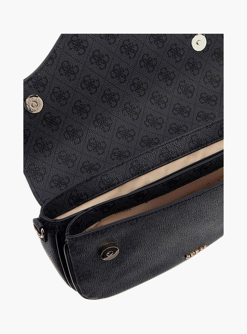 Guess - Dea Flap Shoulder Bag - Black-women-bagsandwallets-handbags-image-3