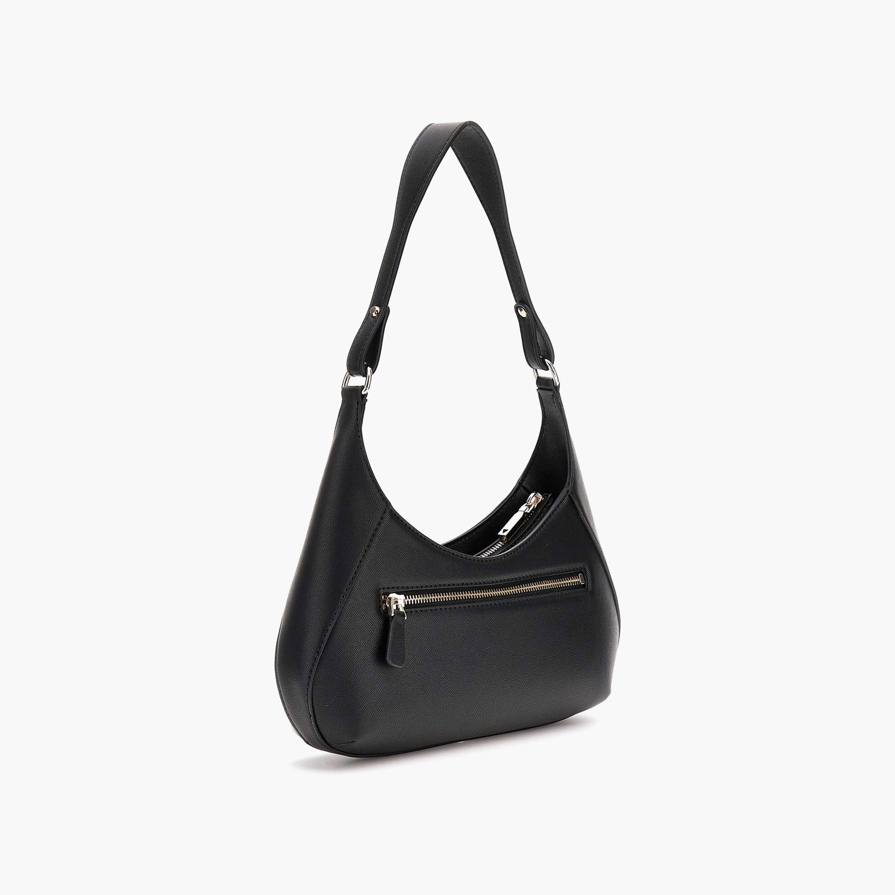 Guess - Mimina Top Zip Shoulder Bag - Black-women-bagsandwallets-handbags-image-2