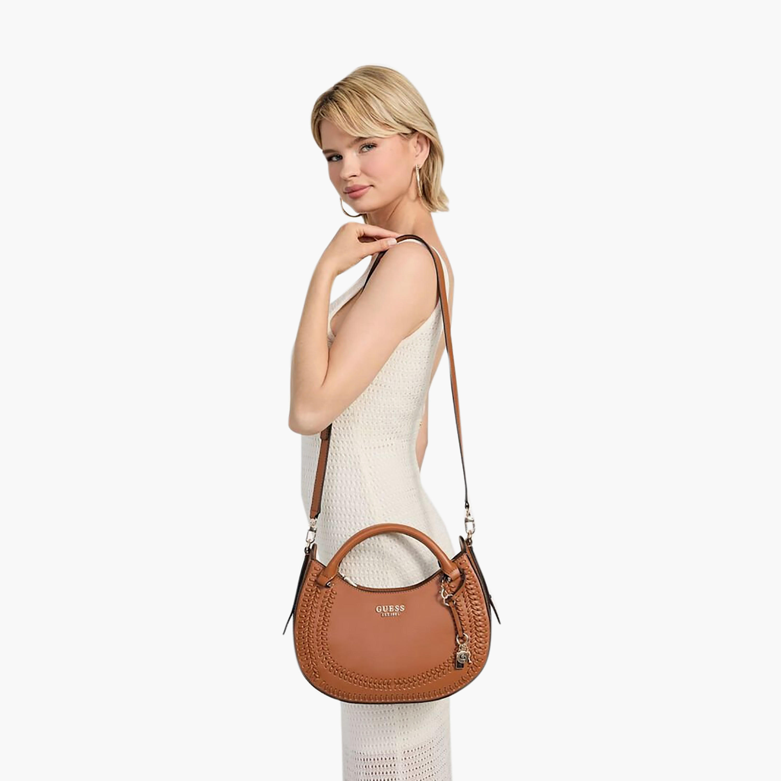 Guess - Tatum Satchel - Brown-women-bagsandwallets-handbags-image-5