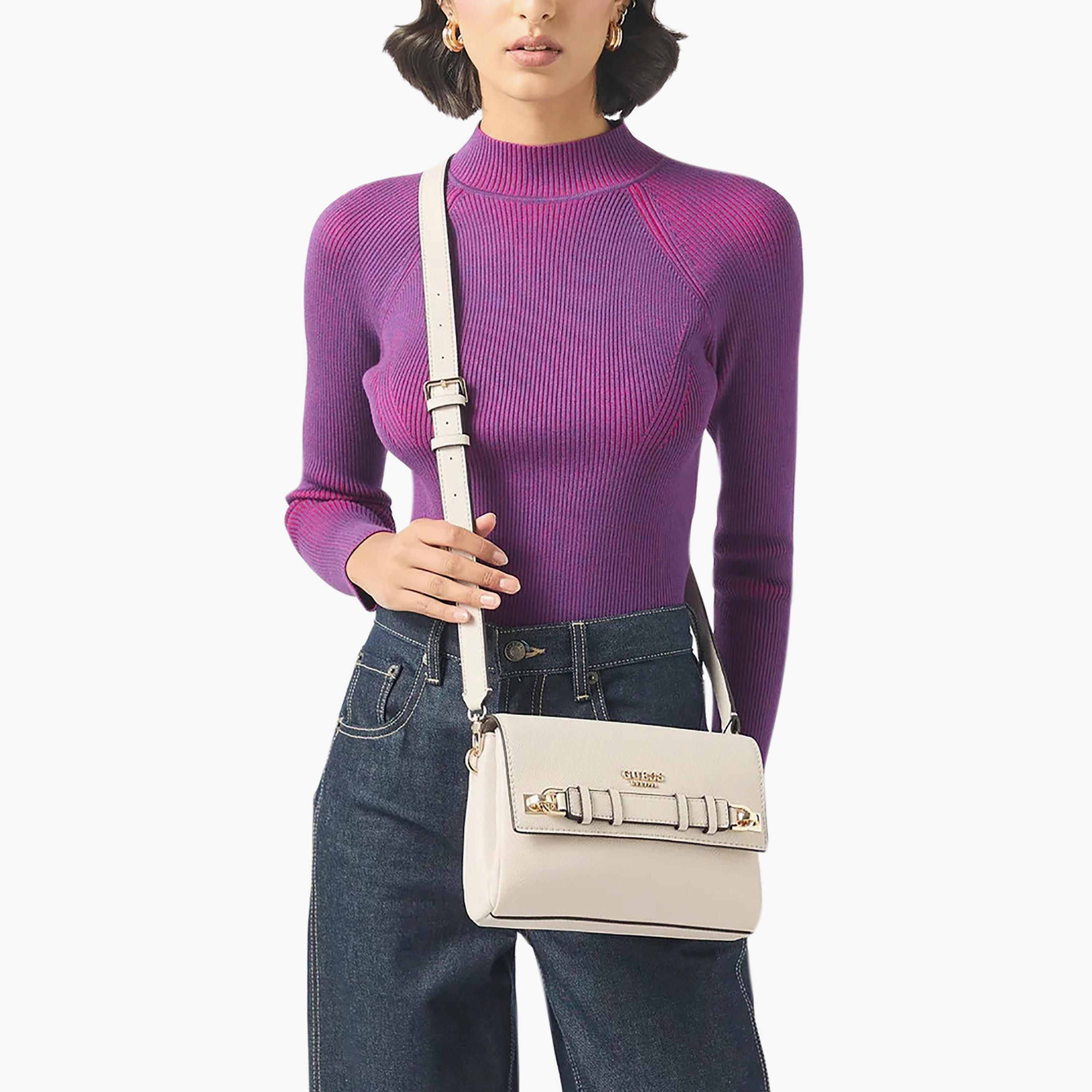 Guess - Gregoria Flap Crossbody - White-women-bagsandwallets-handbags-image-6