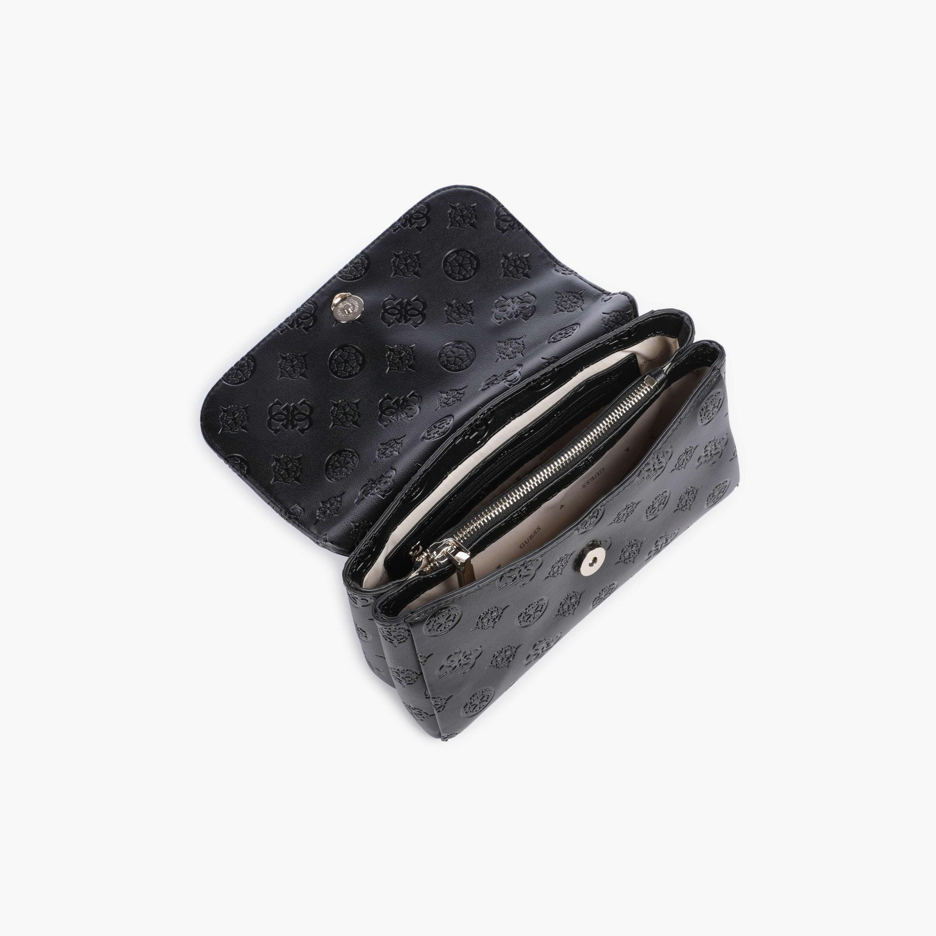 Guess - Tisha Top Handle Flap - Black-women-bagsandwallets-handbags-image-3