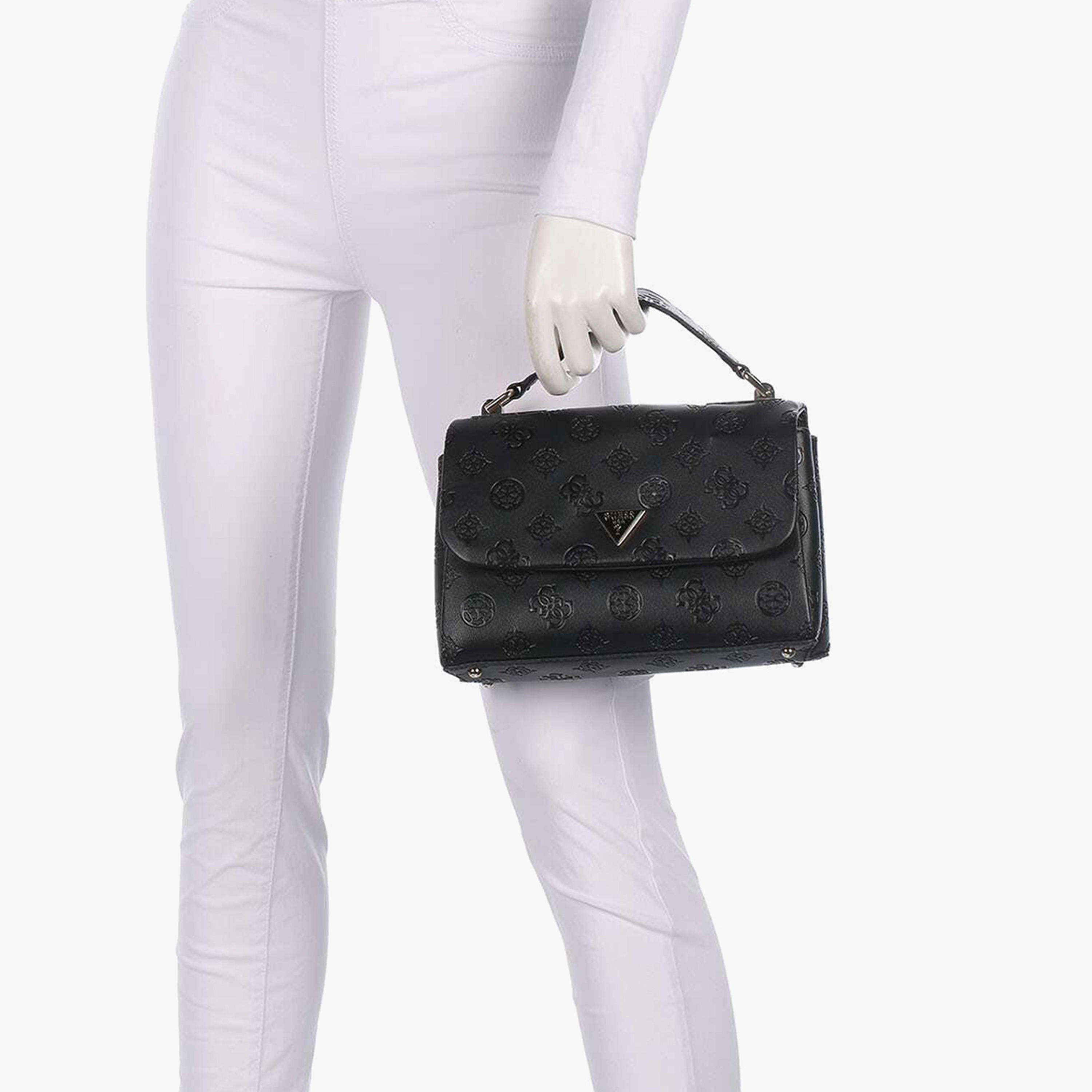Guess - Tisha Top Handle Flap - Black-women-bagsandwallets-handbags-image-5
