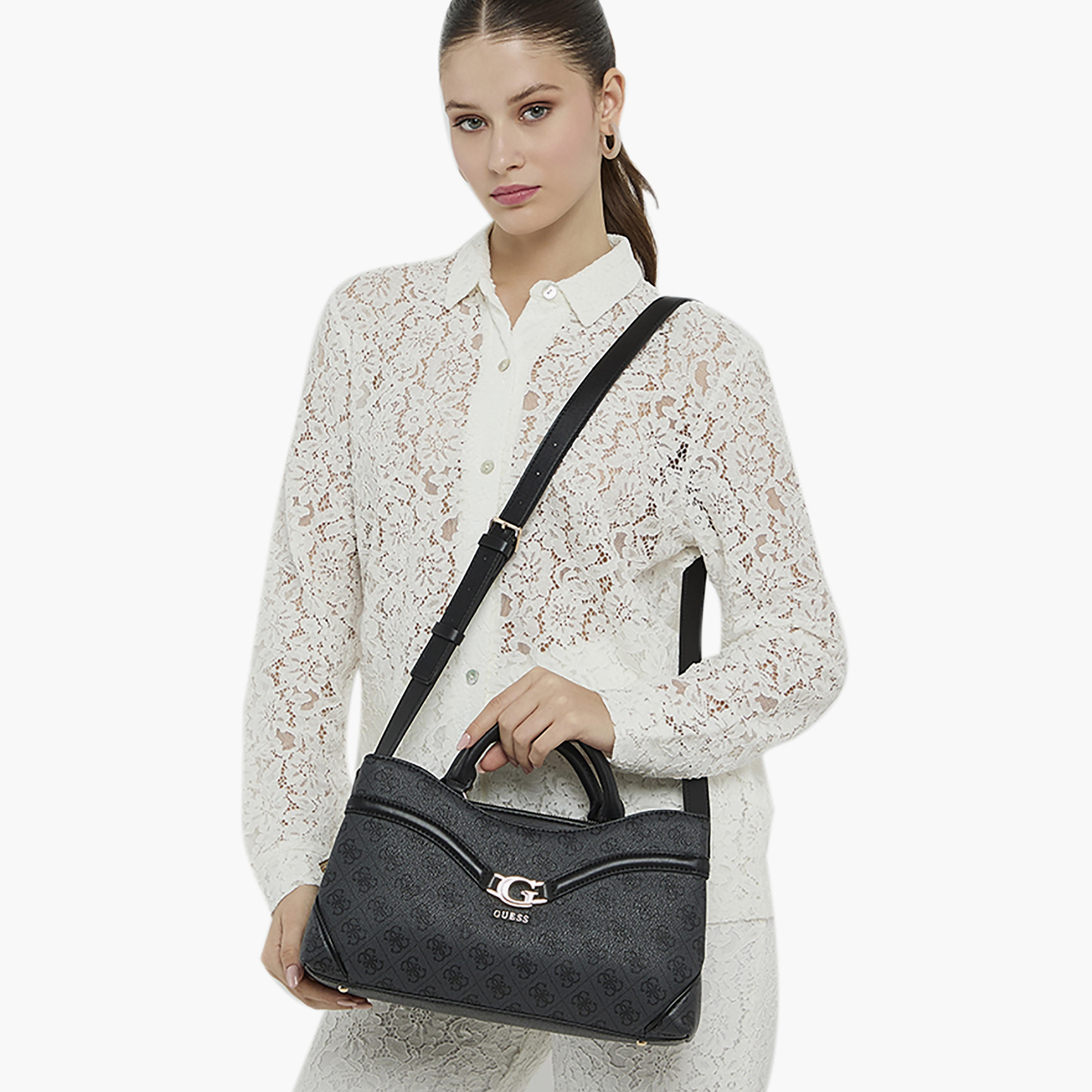 Guess - Dea Girlfriend Satchel - Black-women-bagsandwallets-handbags-image-4