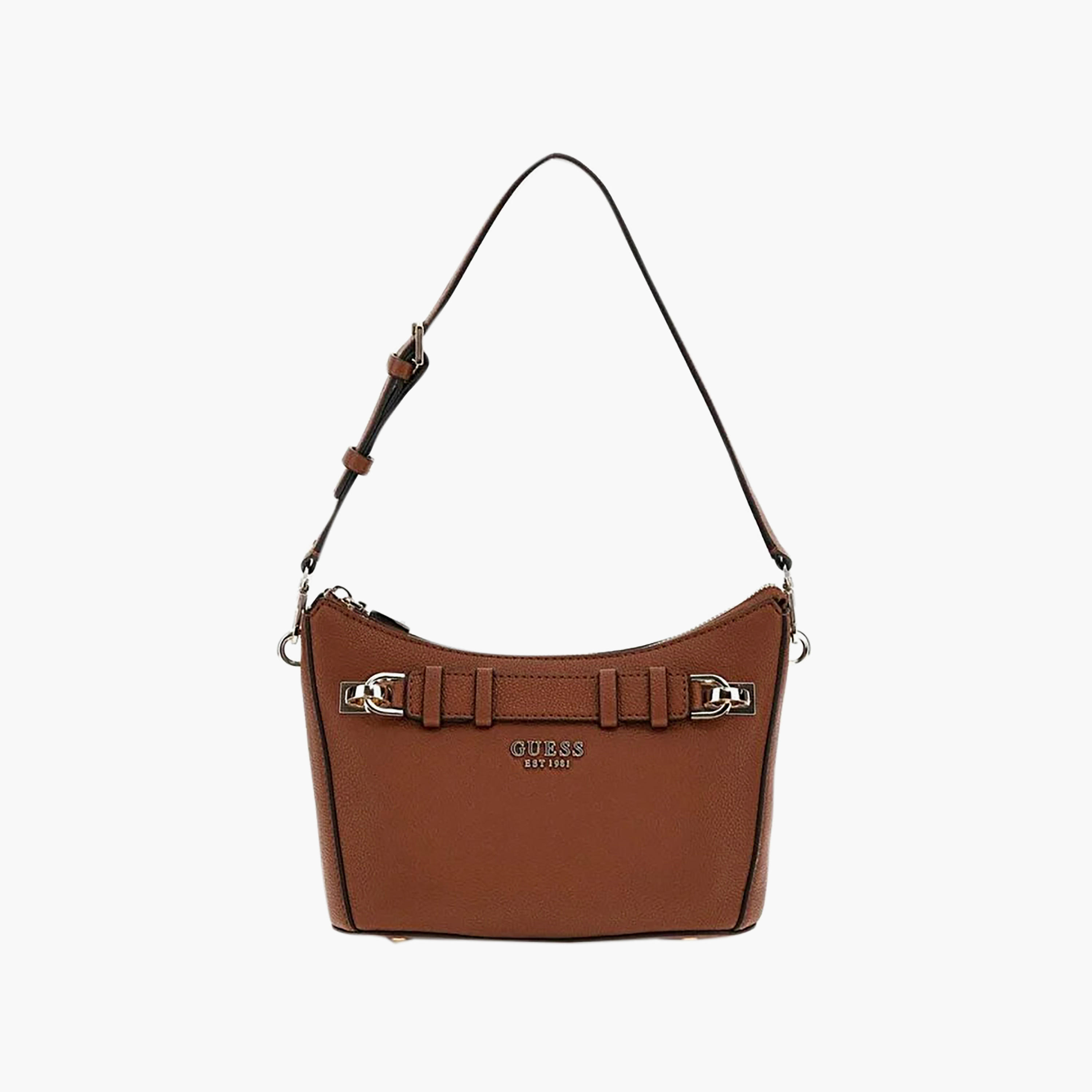 حقيبة كتف غيس غريغوريا بسحاب وحزام قابل للتعديل-women-bagsandwallets-handbags-image-1