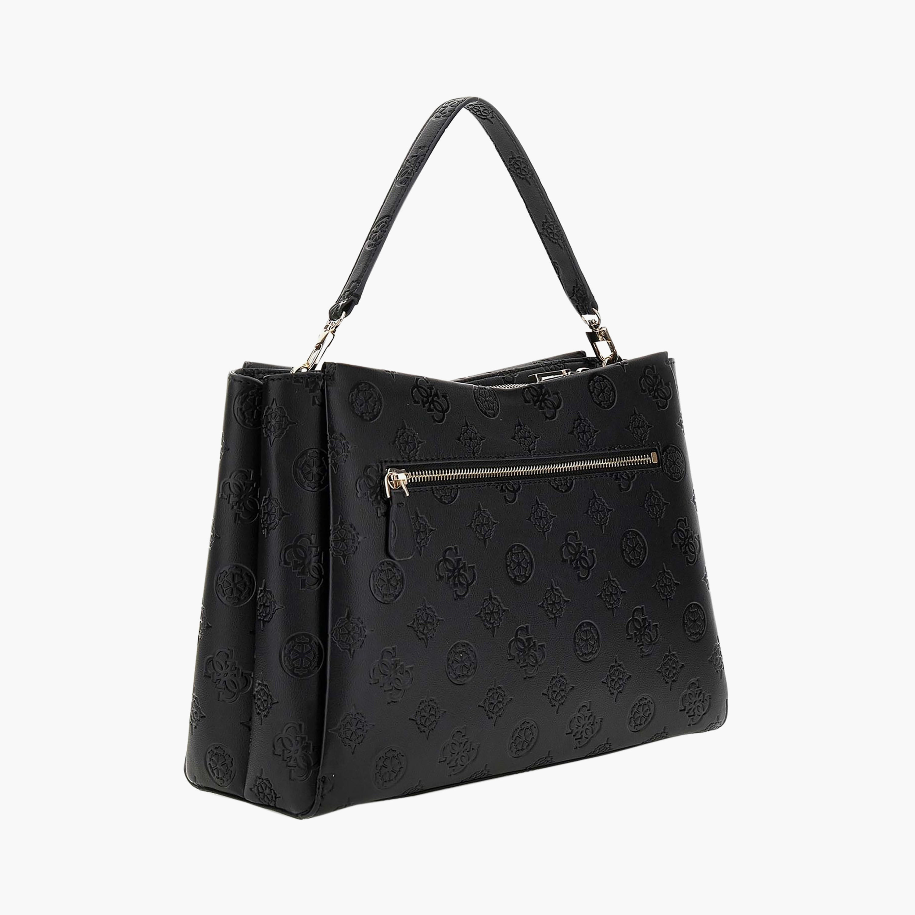 Guess - Tisha Large Girlfriend Satchel - Black-women-bagsandwallets-handbags-image-3