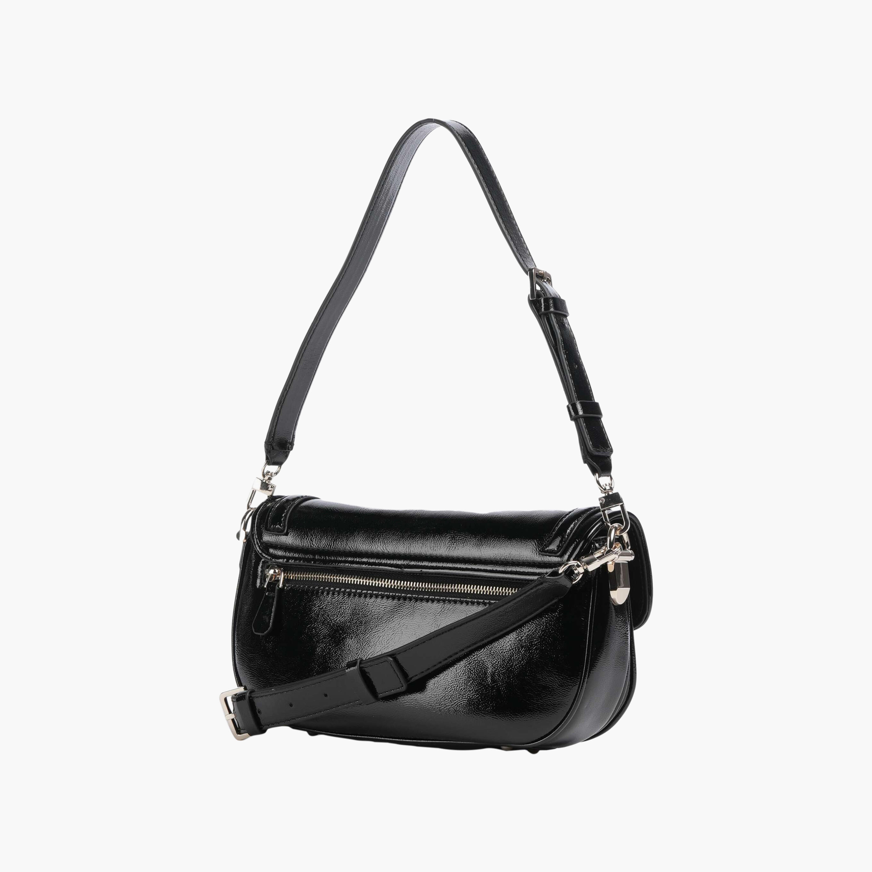 Guess - Dea Flap Shoulder Bag - Black-women-bagsandwallets-handbags-image-2