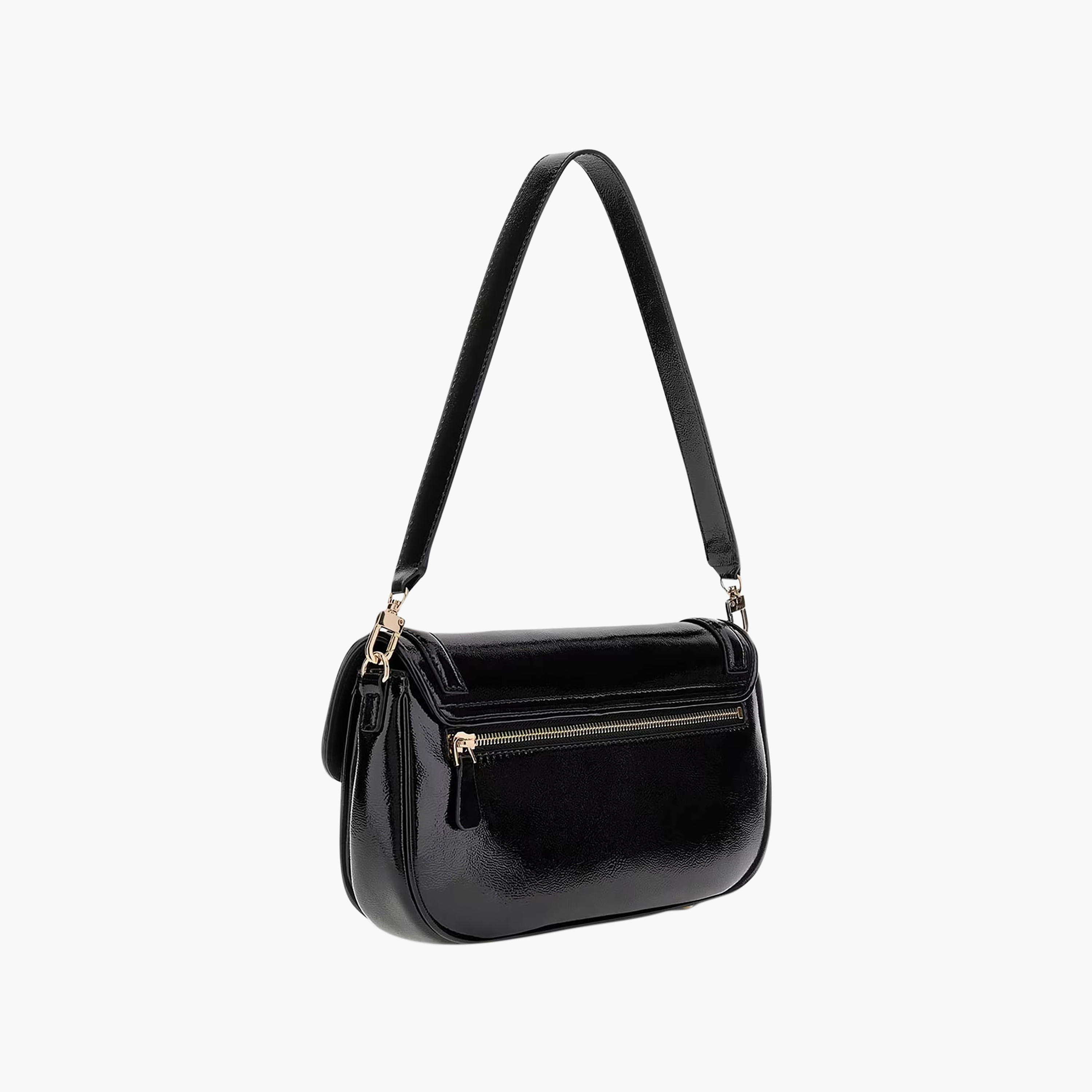 Guess - Dea Flap Shoulder Bag - Black-women-bagsandwallets-handbags-image-3