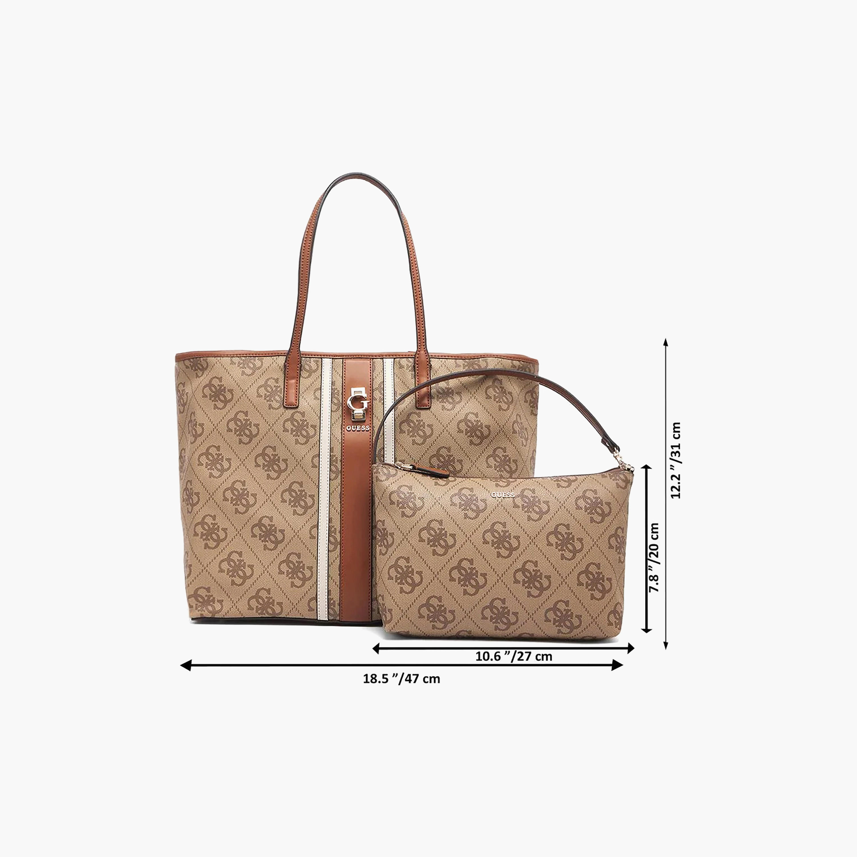Guess - Erenia Large 2 In 1 Tote - Brown-women-bagsandwallets-handbags-image-5