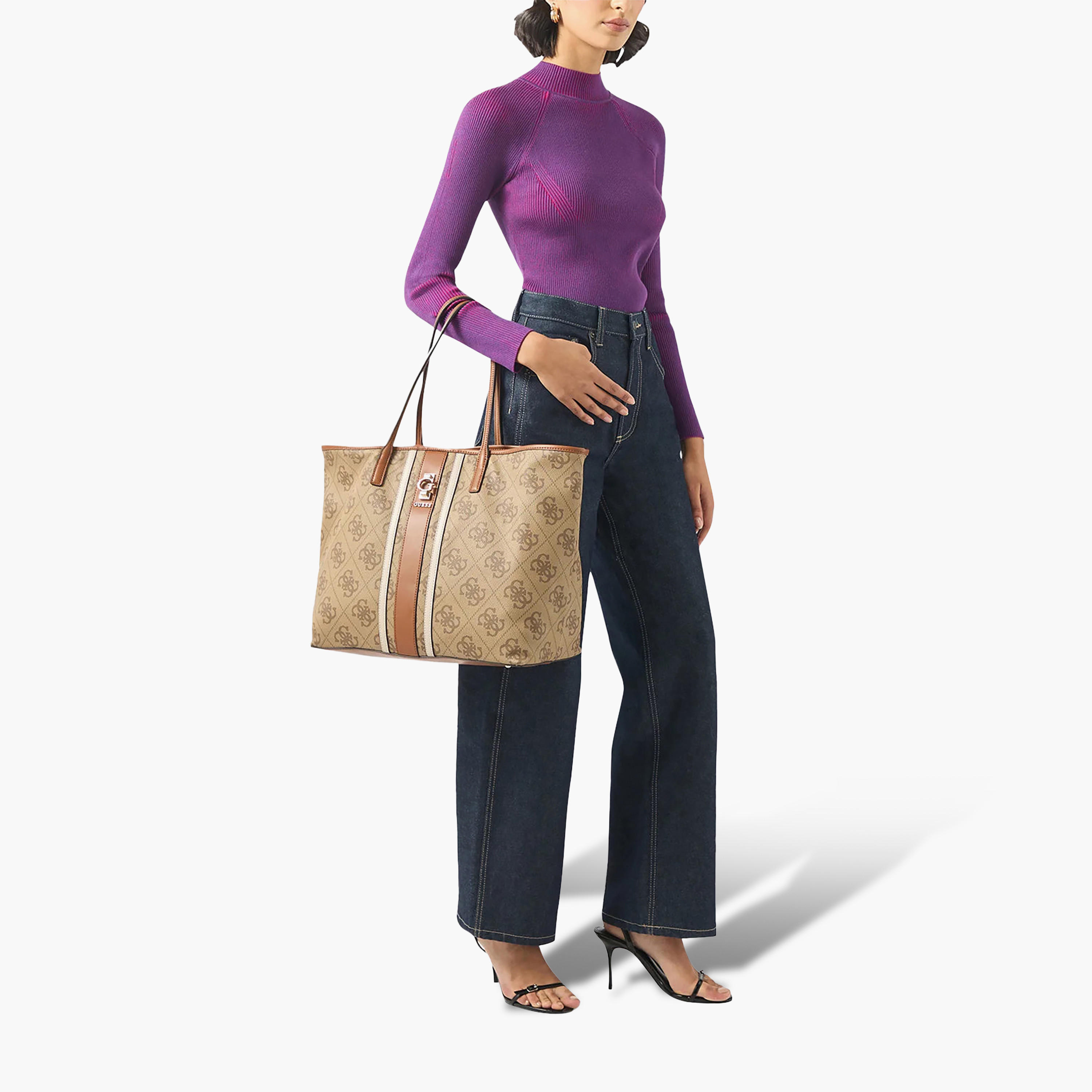 Guess - Erenia Large 2 In 1 Tote - Brown-women-bagsandwallets-handbags-image-6