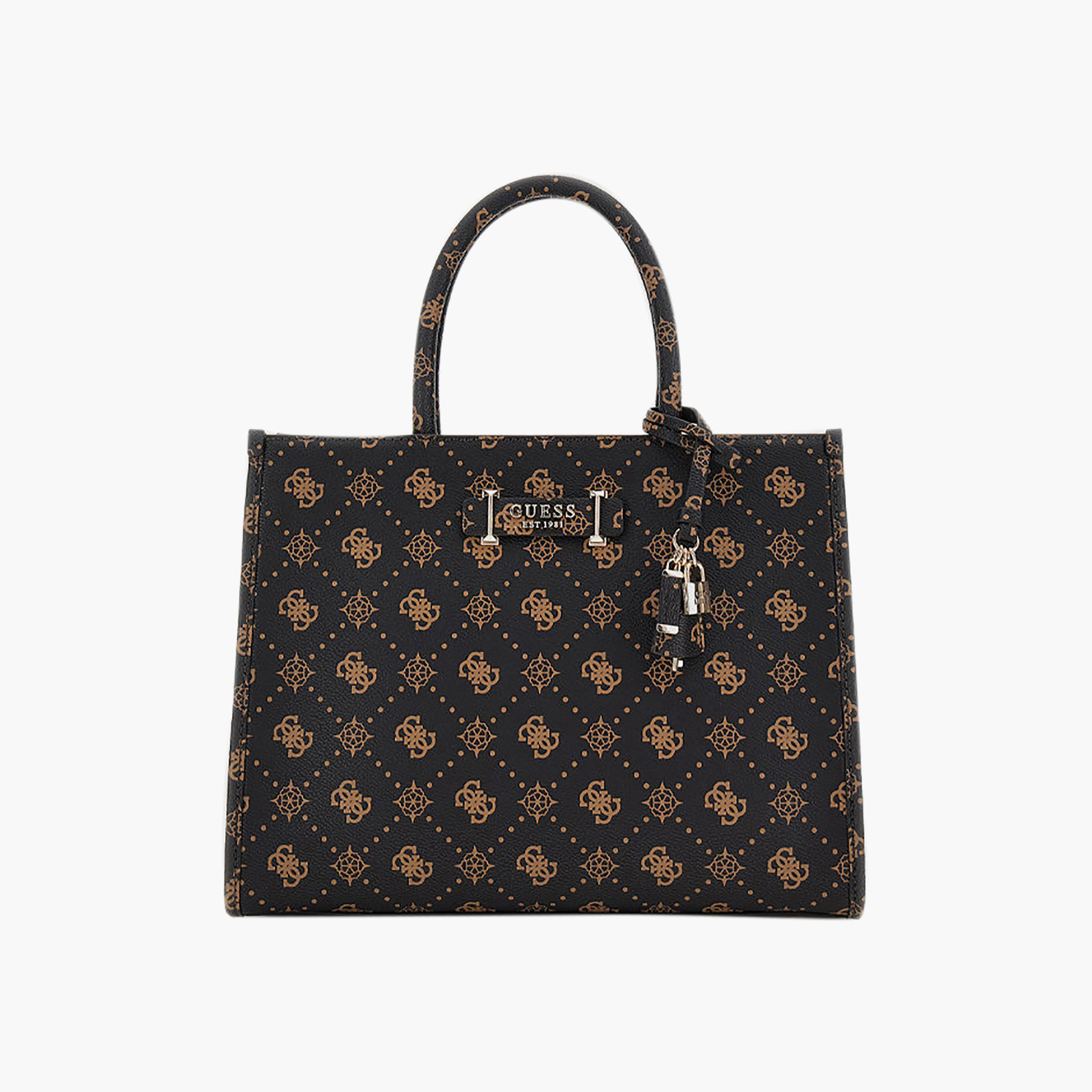 Guess - Silia 2 Comp Tote - Brown-women-bagsandwallets-handbags-image-1
