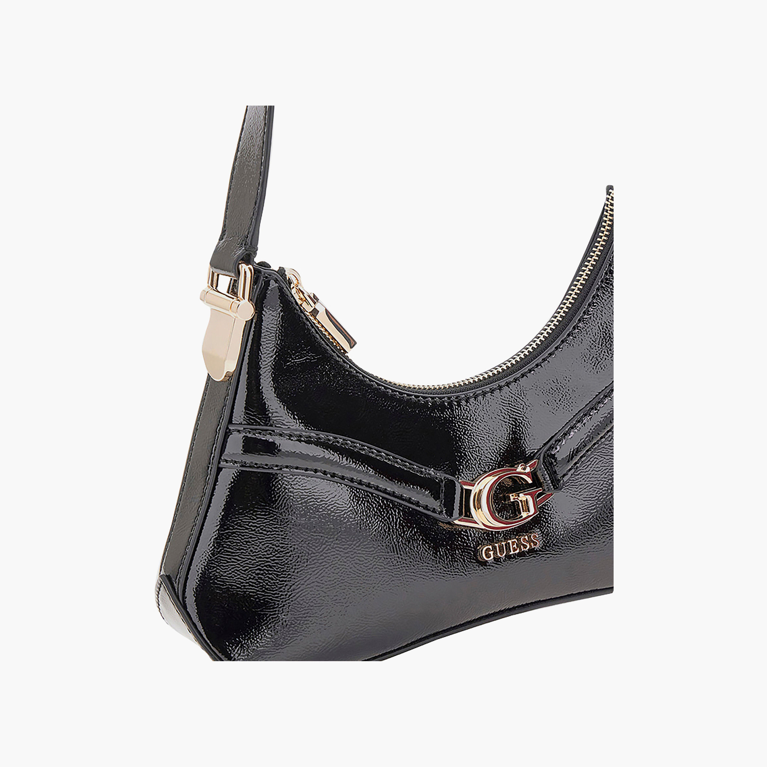 حقيبة كتف Guess Dea بسحاب وحزام كتف-women-bagsandwallets-handbags-image-3