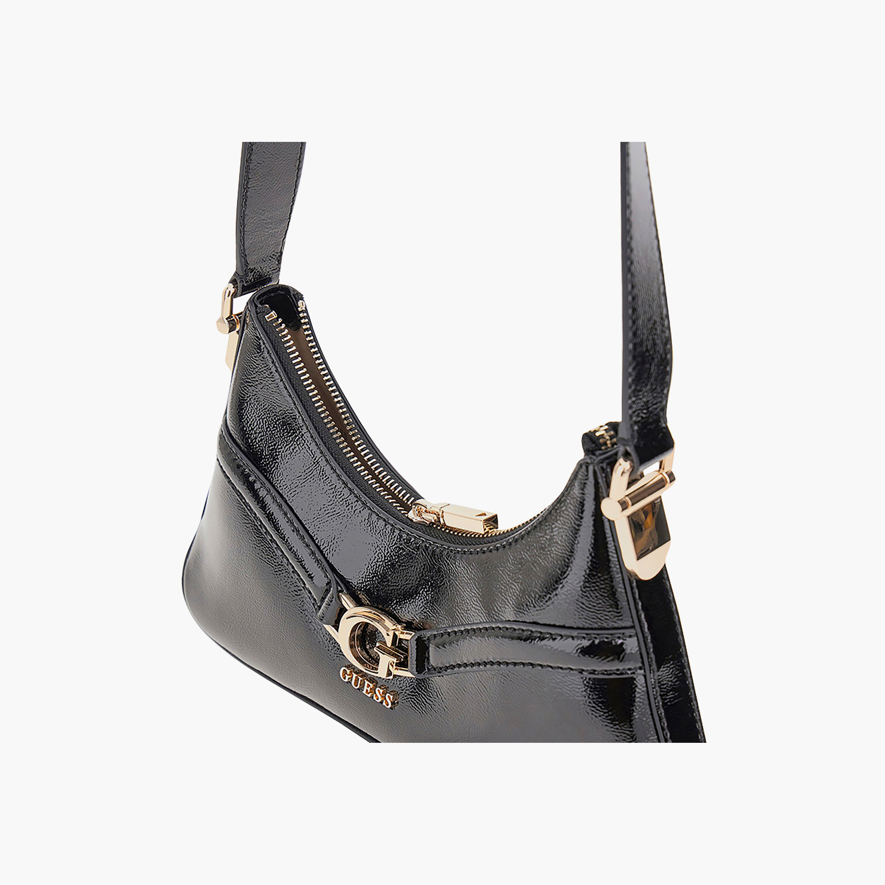 حقيبة كتف Guess Dea بسحاب وحزام كتف-women-bagsandwallets-handbags-image-4