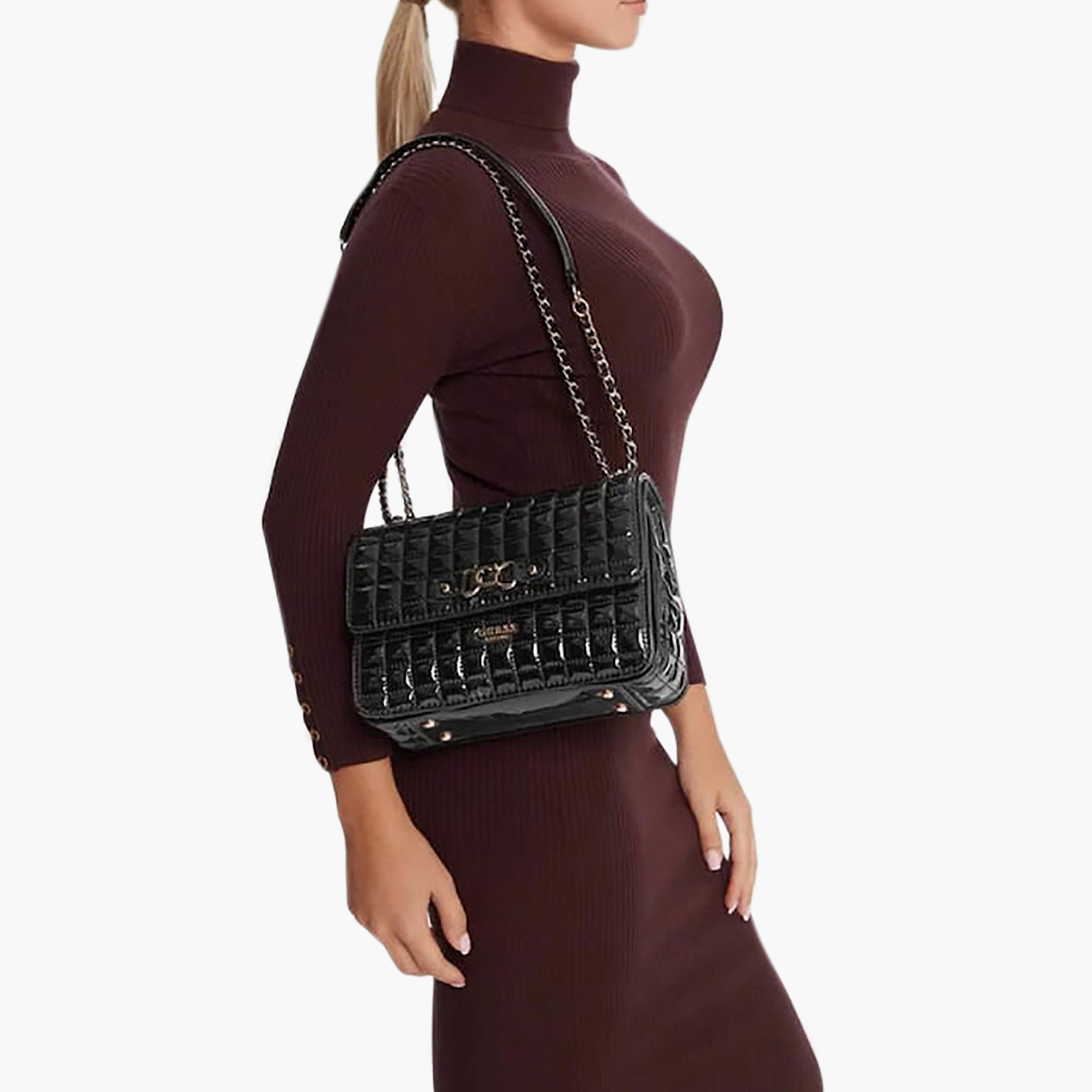 Guess - Nadira Convertible Xbody Flap - Black-women-bagsandwallets-handbags-image-7