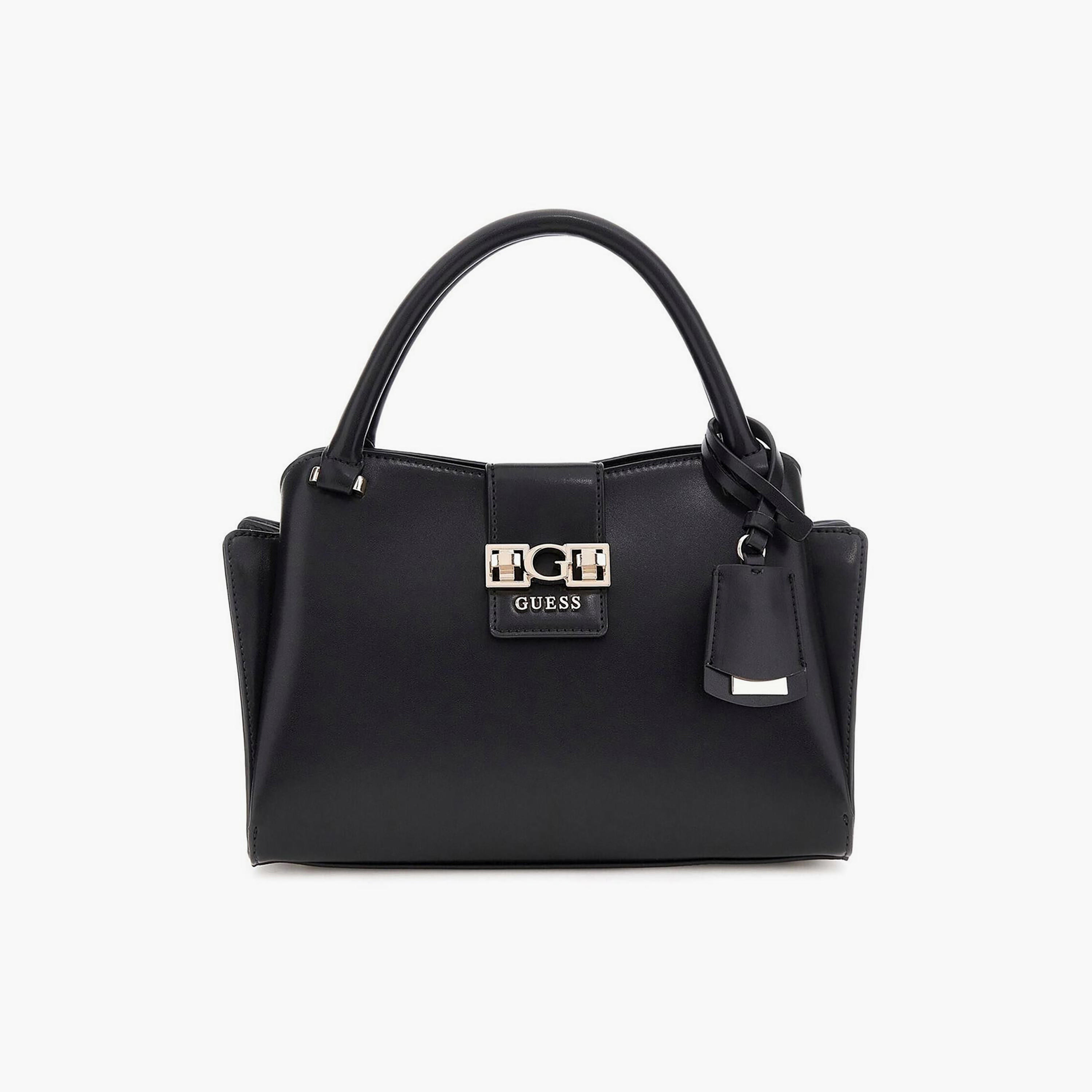 Guess - Jane Small Satchel - Black-women-bagsandwallets-handbags-image-1