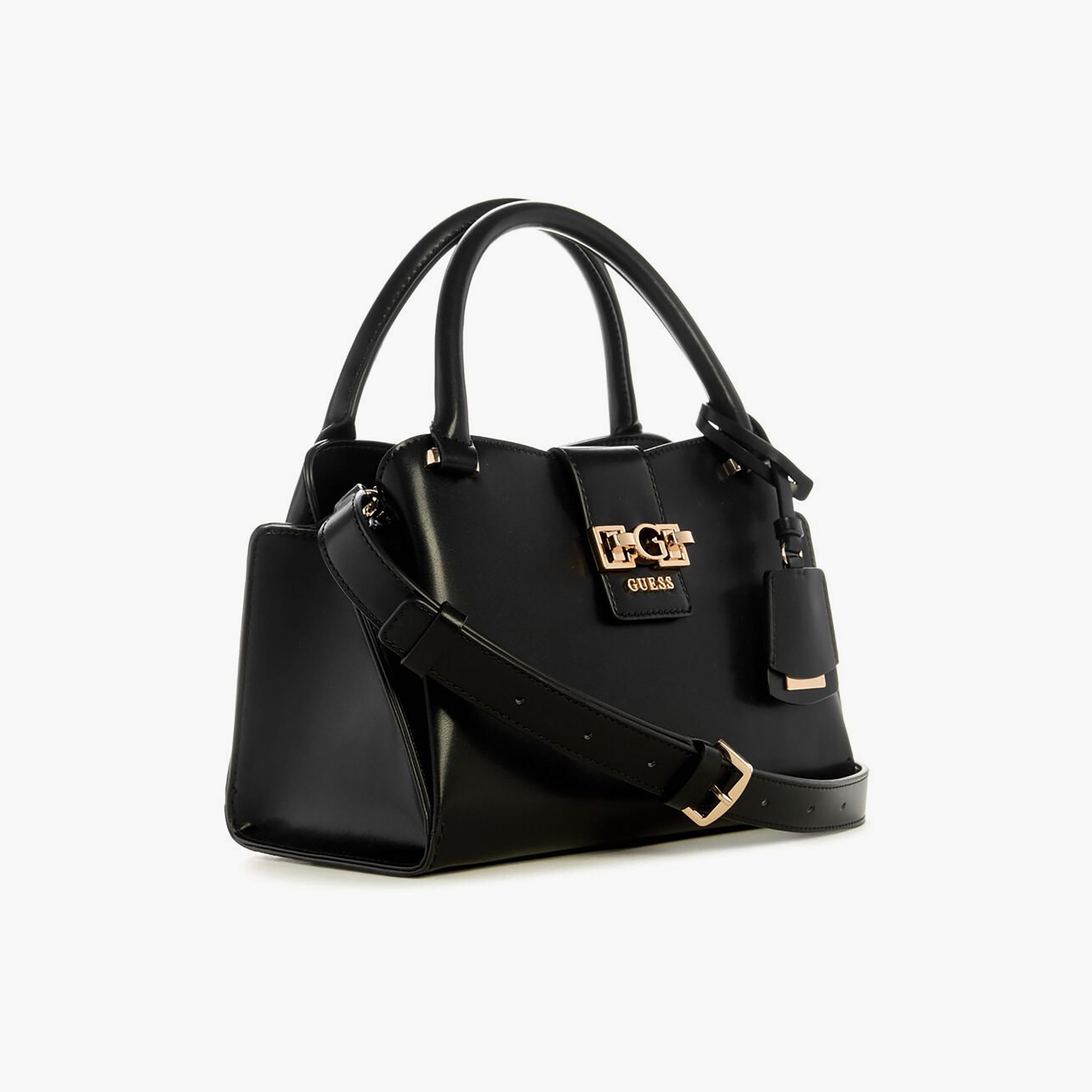 Guess - Jane Small Satchel - Black-women-bagsandwallets-handbags-image-2