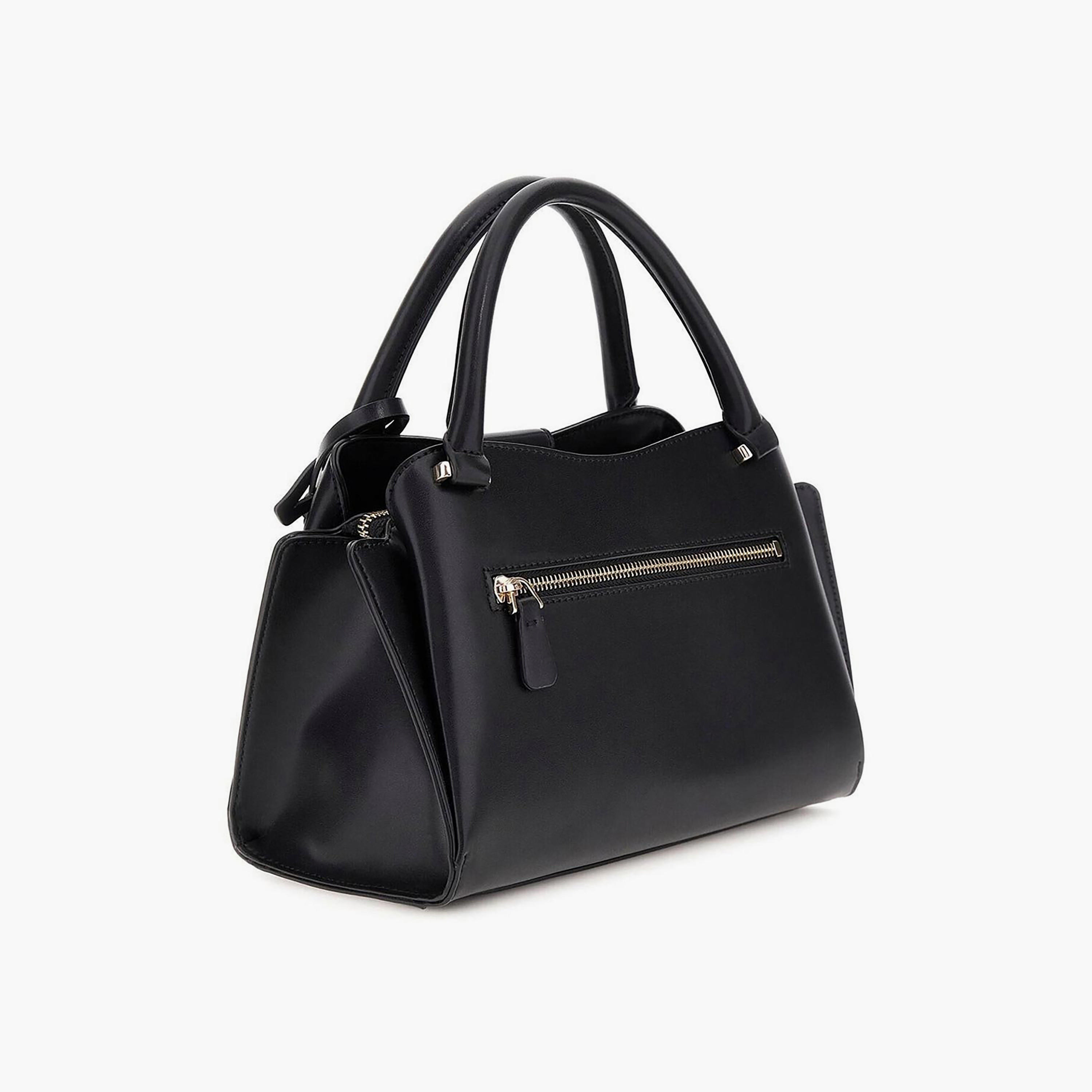 Guess - Jane Small Satchel - Black-women-bagsandwallets-handbags-image-4