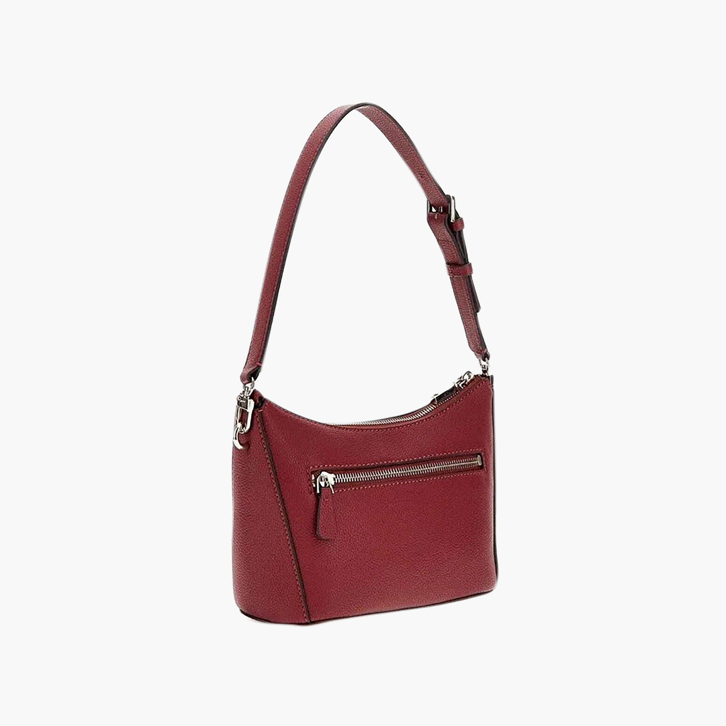 Guess - Gregoria Top Zip Shoulder Bag - Red-women-bagsandwallets-handbags-image-2