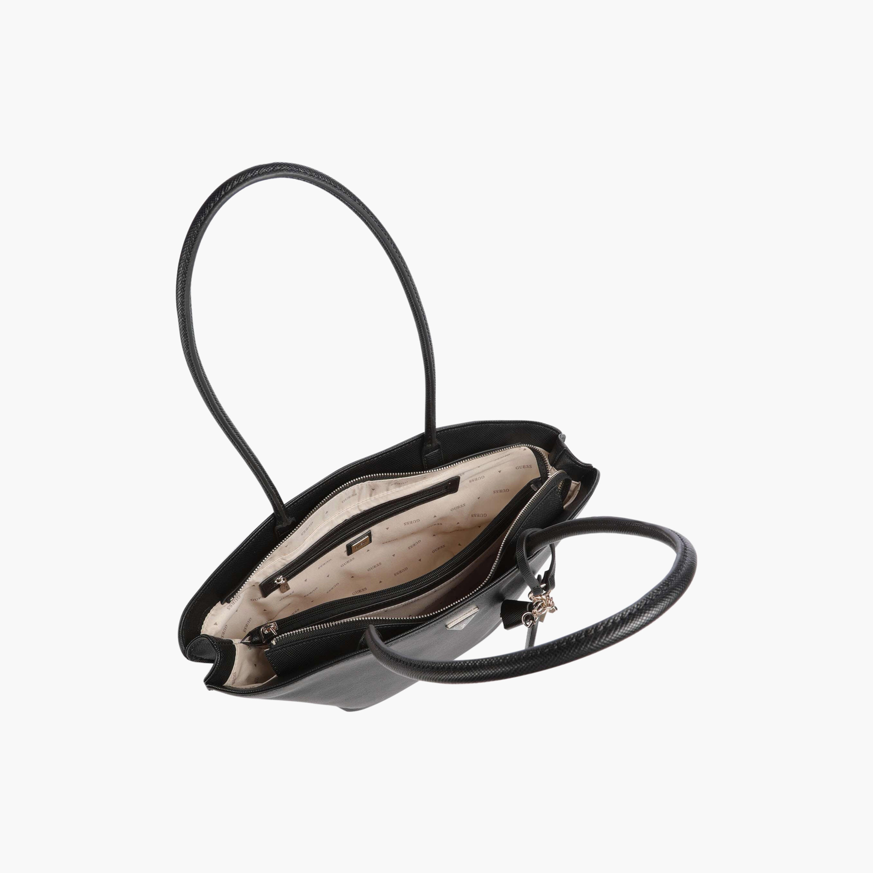 Guess - Bolena Shoulder Satchel - Black-women-bagsandwallets-handbags-image-2