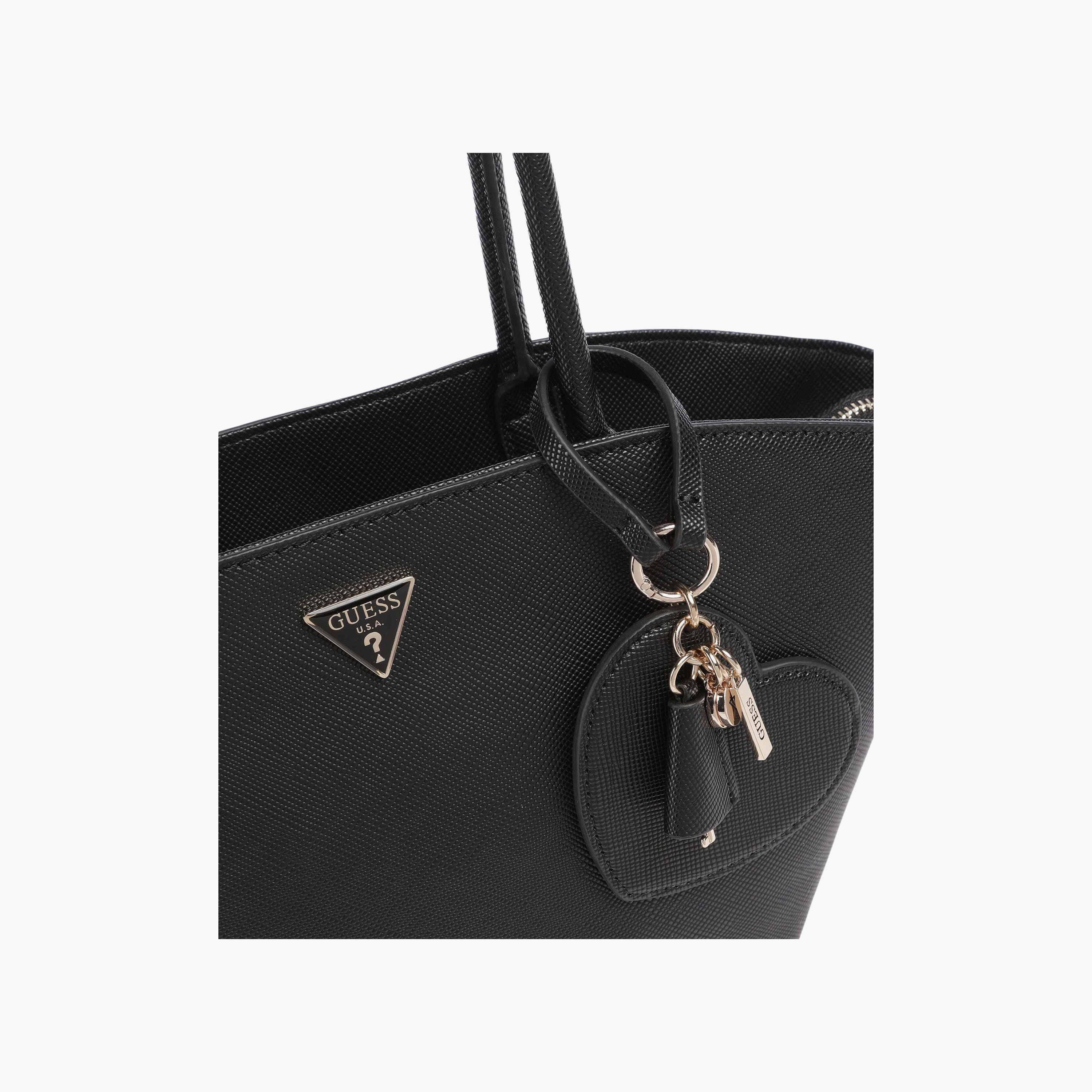 Guess - Bolena Shoulder Satchel - Black-women-bagsandwallets-handbags-image-4