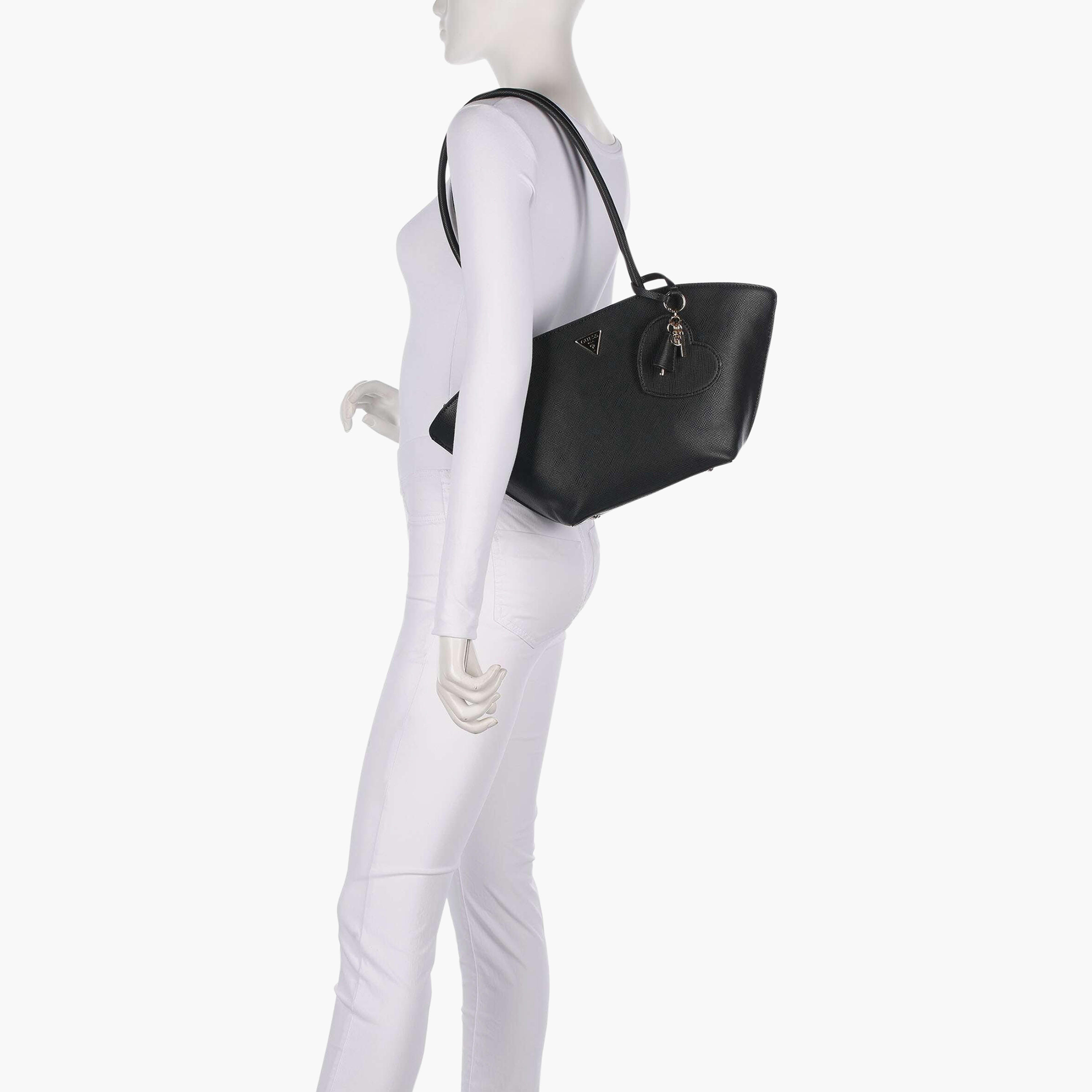 Guess - Bolena Shoulder Satchel - Black-women-bagsandwallets-handbags-image-5