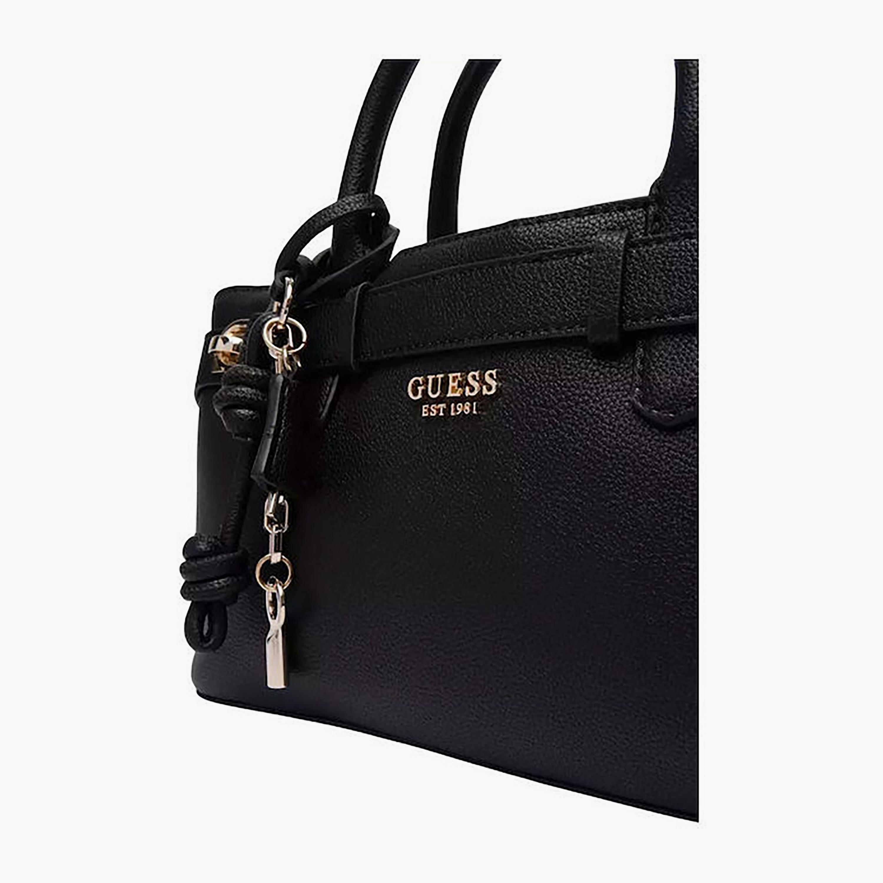 Guess - Gregoria Girlfriend Satchel - Black-women-bagsandwallets-handbags-image-5