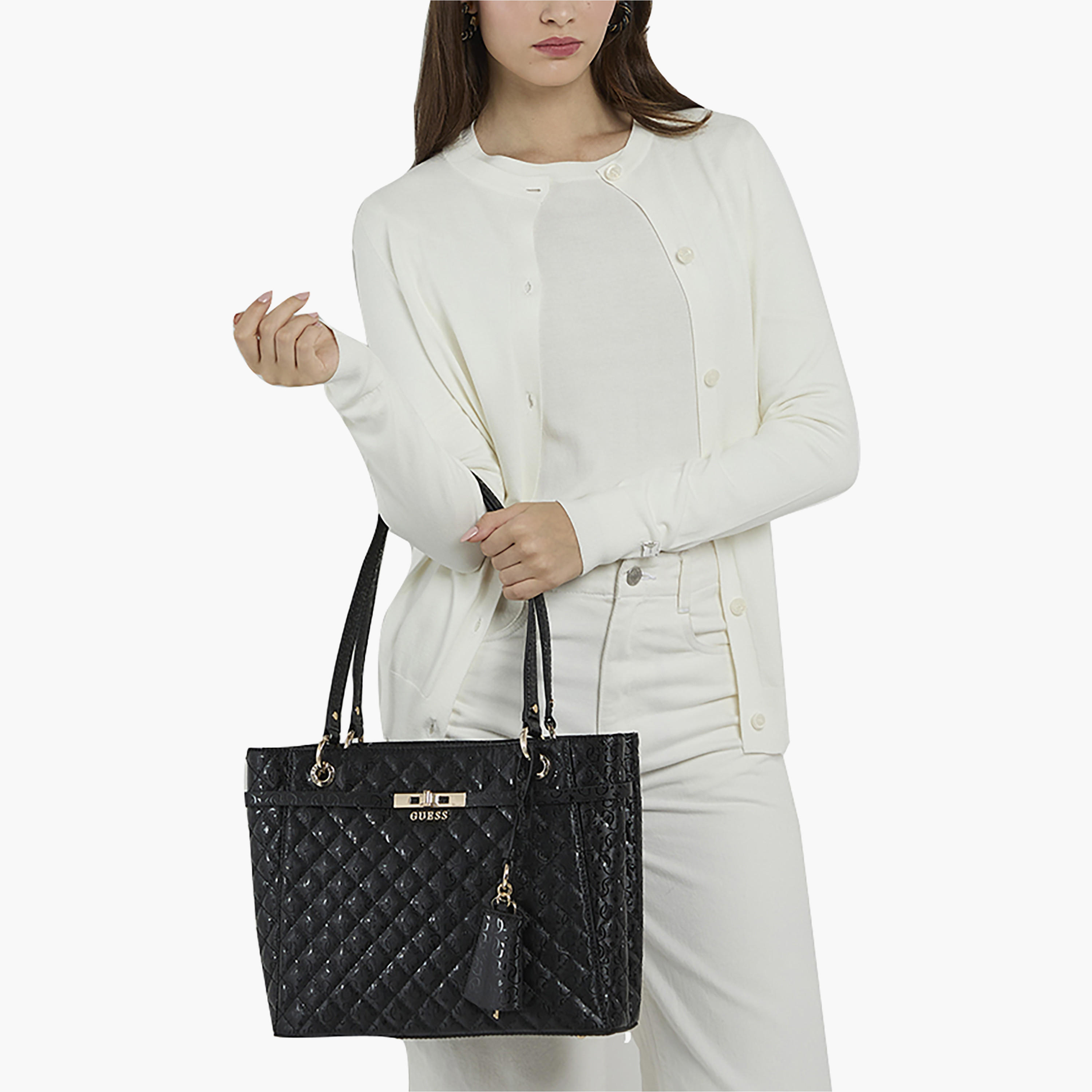 Guess - Idra Noel Tote - Black-women-bagsandwallets-handbags-image-4