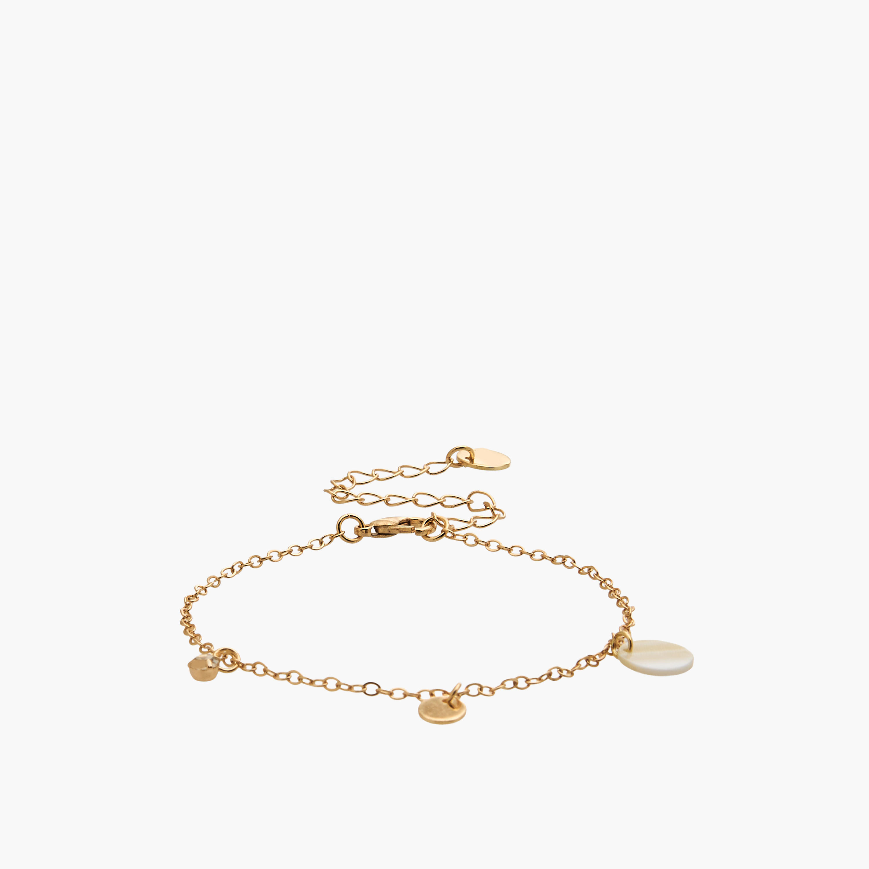 Pack of 3 Gold Tone Charm Detail Bracelets-women-watchesandjewellery-jewellery-banglesandbracelets-image-2