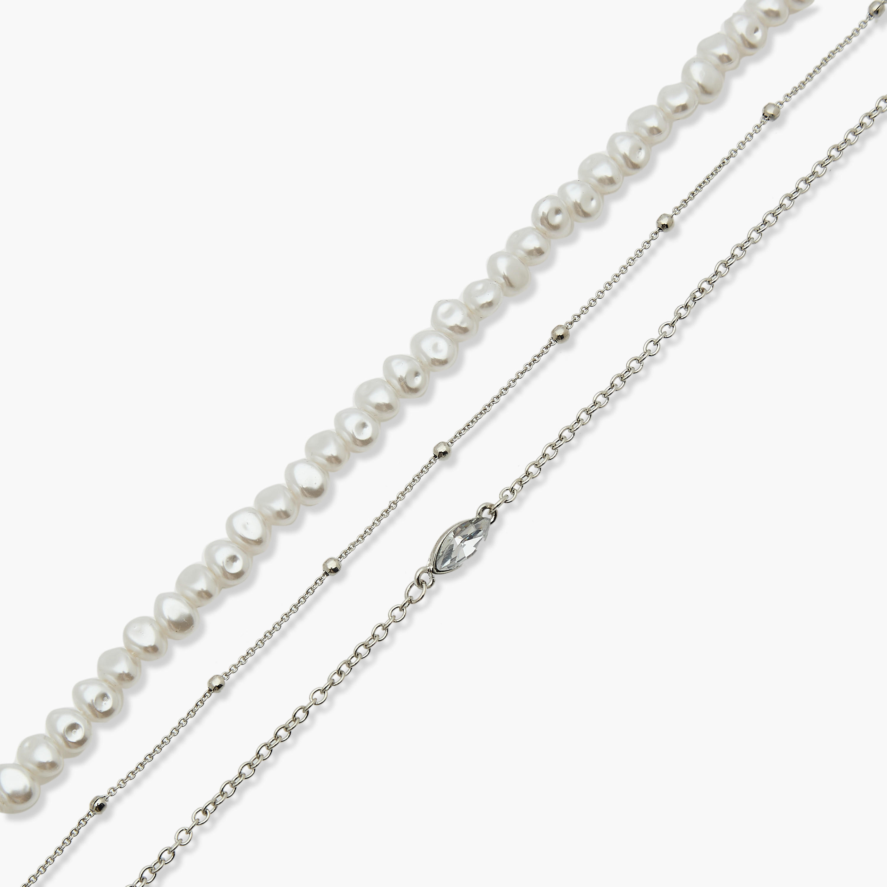Pack of 3 Silver Tone Anklet-women-watchesandjewellery-jewellery-anklets-image-9