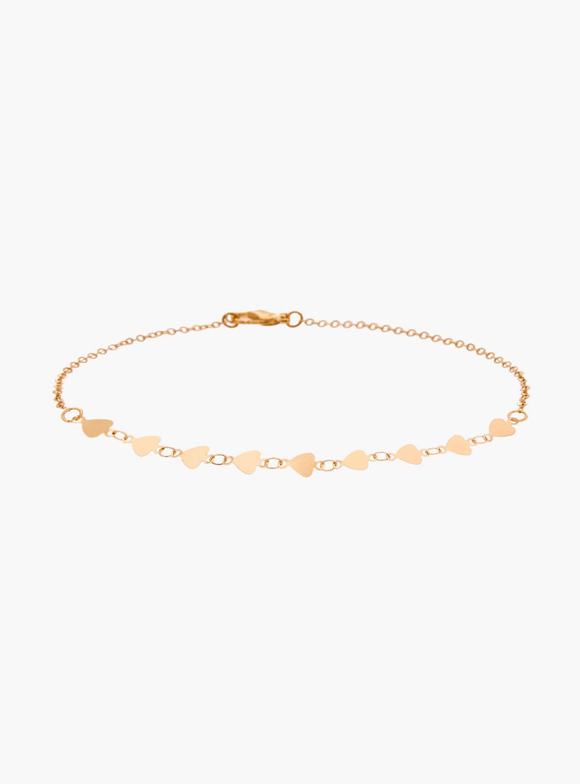 طقم خلاخيل متنوعة بلون ذهبي من 3 قطع-women-watchesandjewellery-jewellery-anklets-image-3