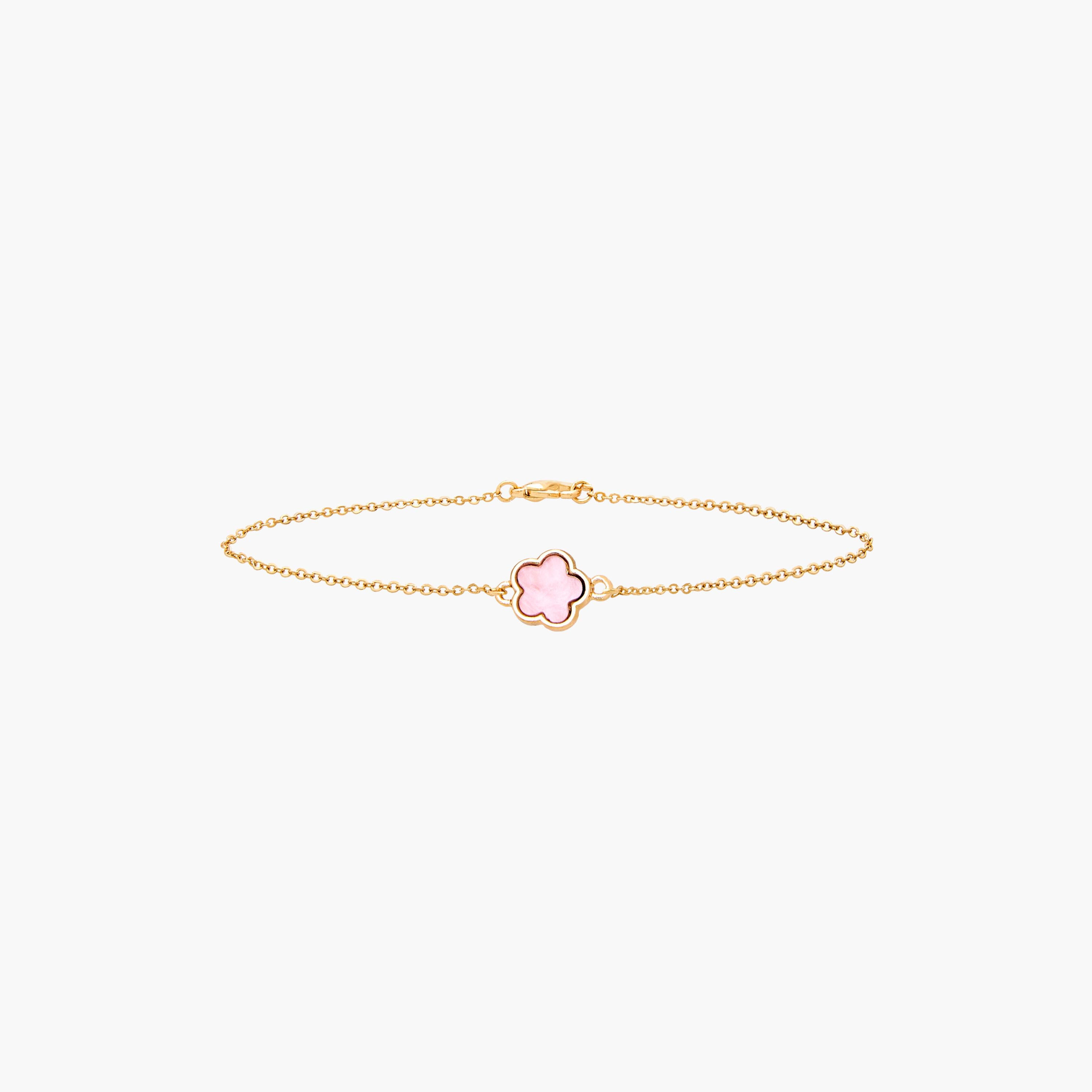 سوار معدني بتعليقة كلوفر-women-watchesandjewellery-jewellery-banglesandbracelets-image-1