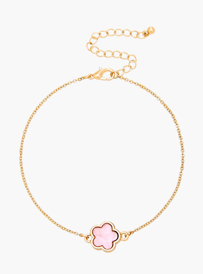 سوار معدني بتعليقة كلوفر-women-watchesandjewellery-jewellery-banglesandbracelets-image-2