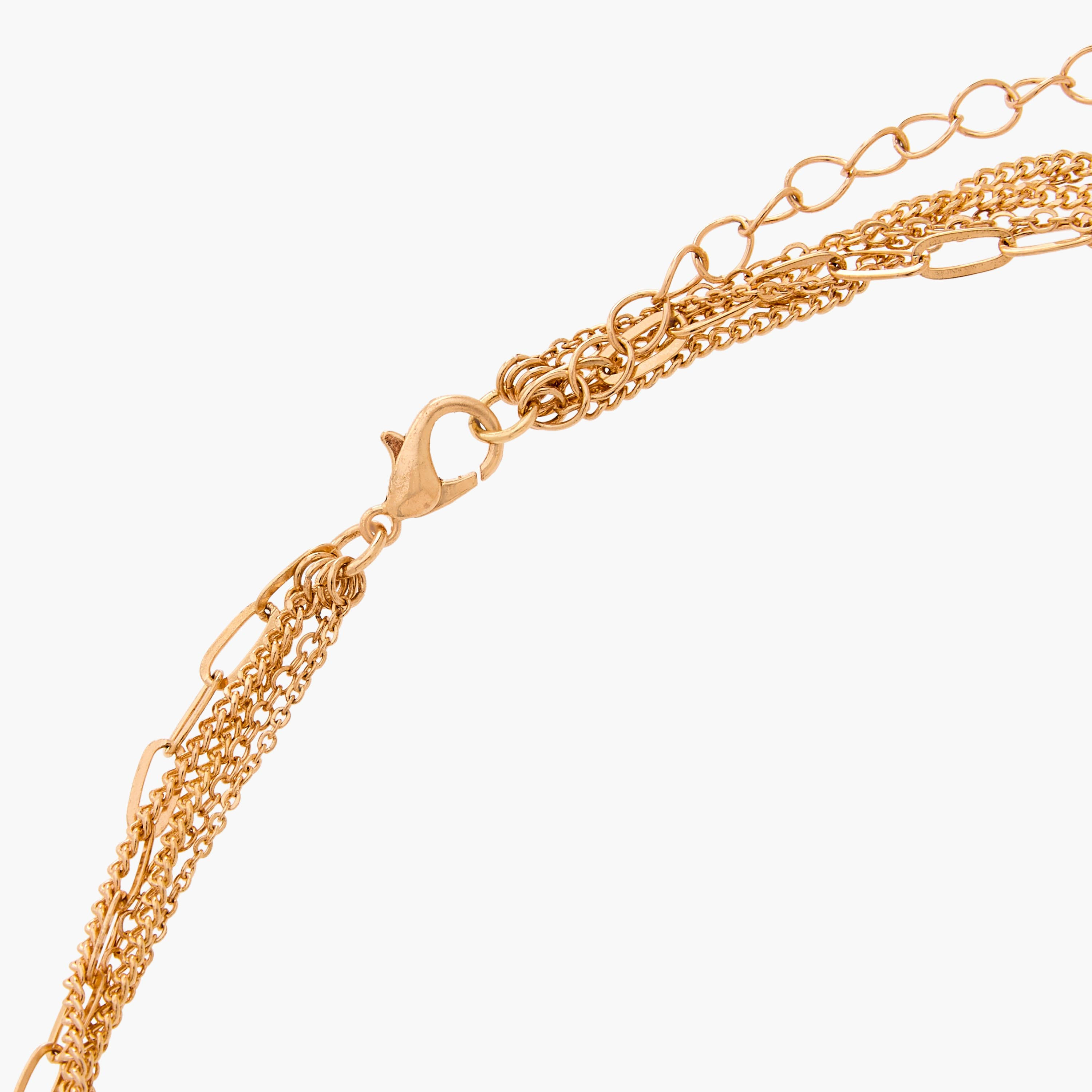 قلادة ذهبية متعددة الطبقات بدلايات-women-watchesandjewellery-jewellery-necklacesandpendants-image-4