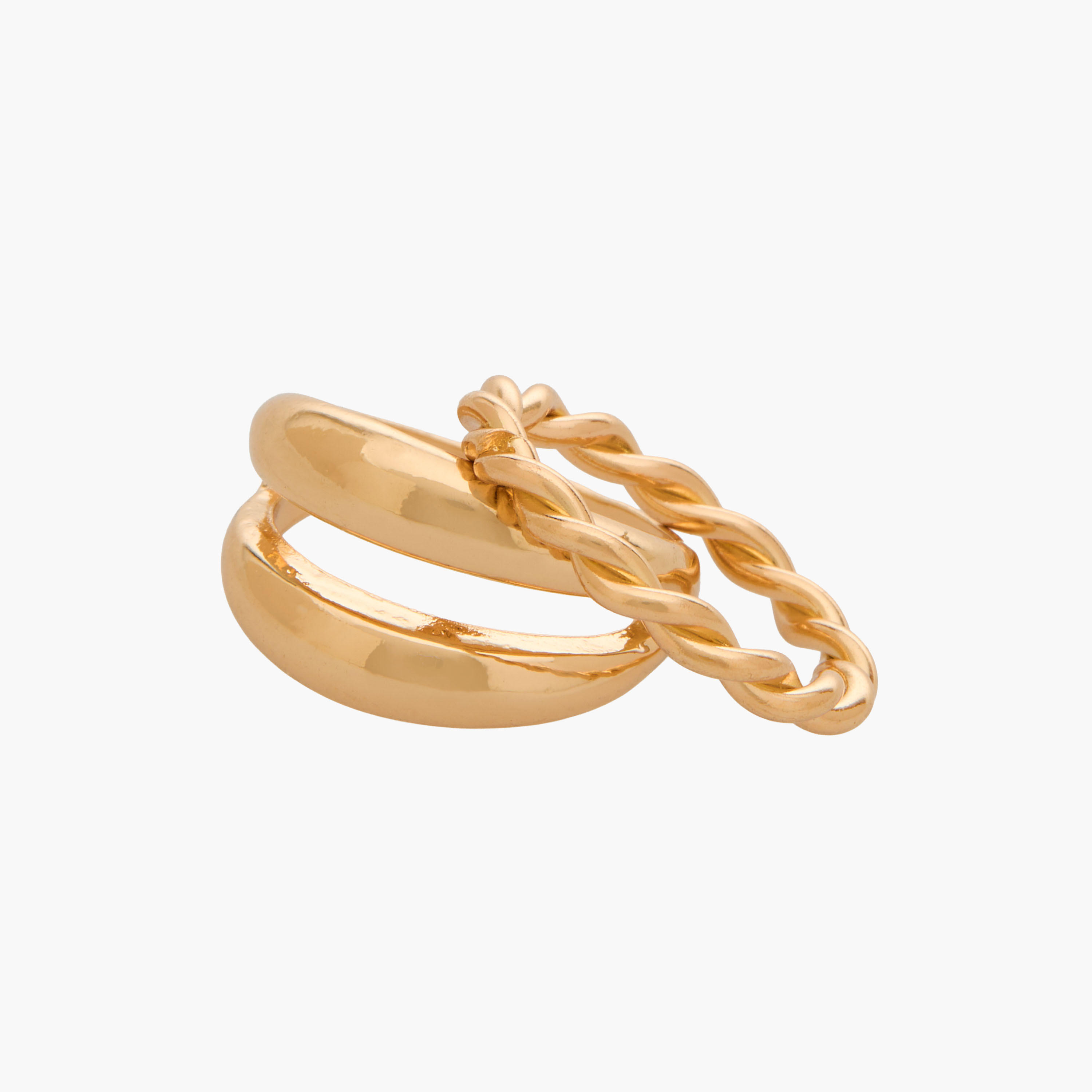 خواتم متنوعة بلون ذهبي - طقم 8 قطع-women-watchesandjewellery-jewellery-rings-image-3