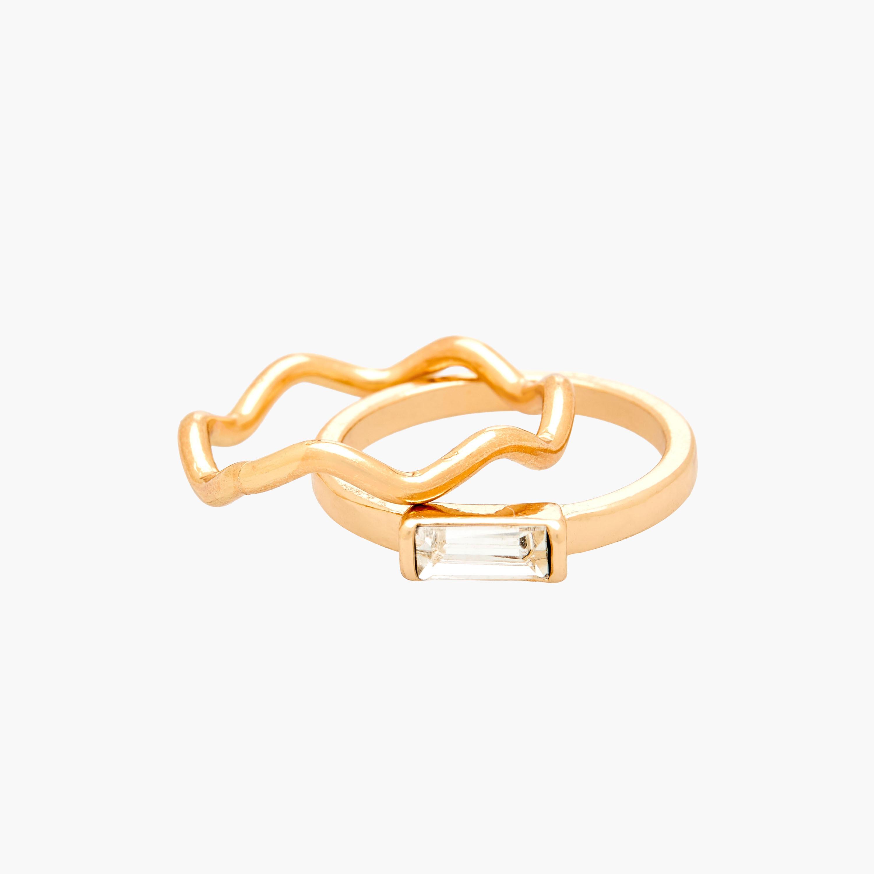 خواتم متنوعة بلون ذهبي - طقم 8 قطع-women-watchesandjewellery-jewellery-rings-image-3